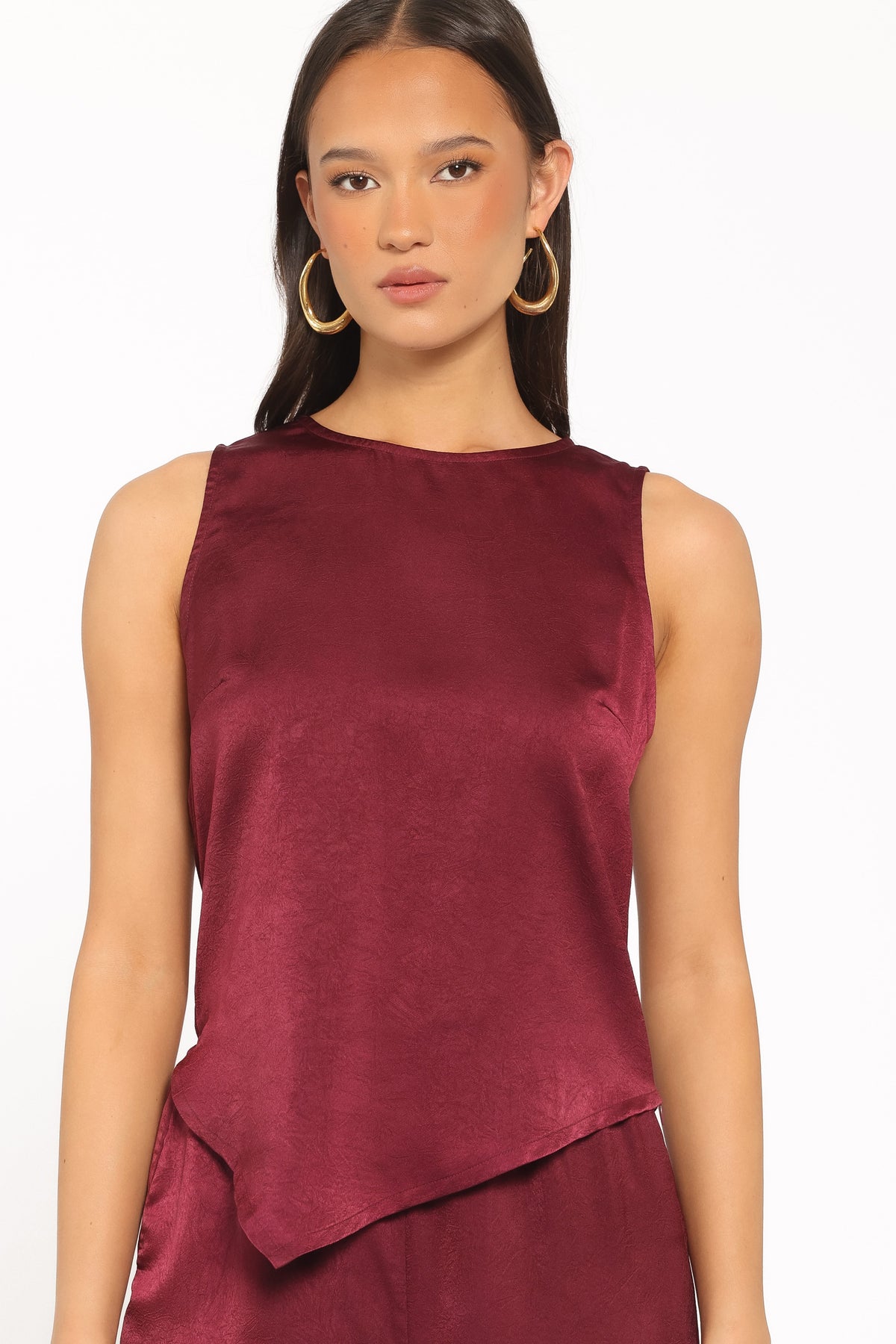 Lira Pant Set in Dark Cherry – view 2 of 7