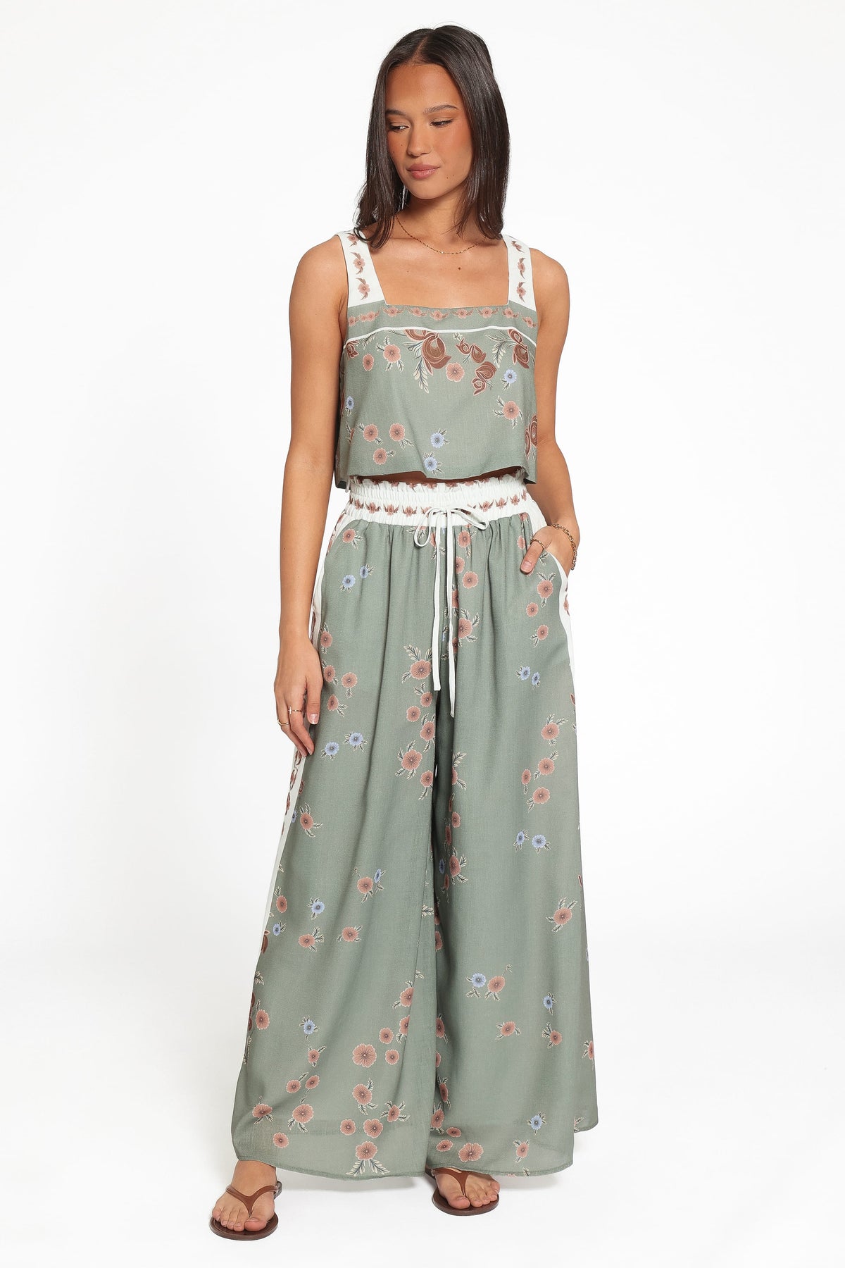 Timothy Set in Olive Floral – view 2 of 7