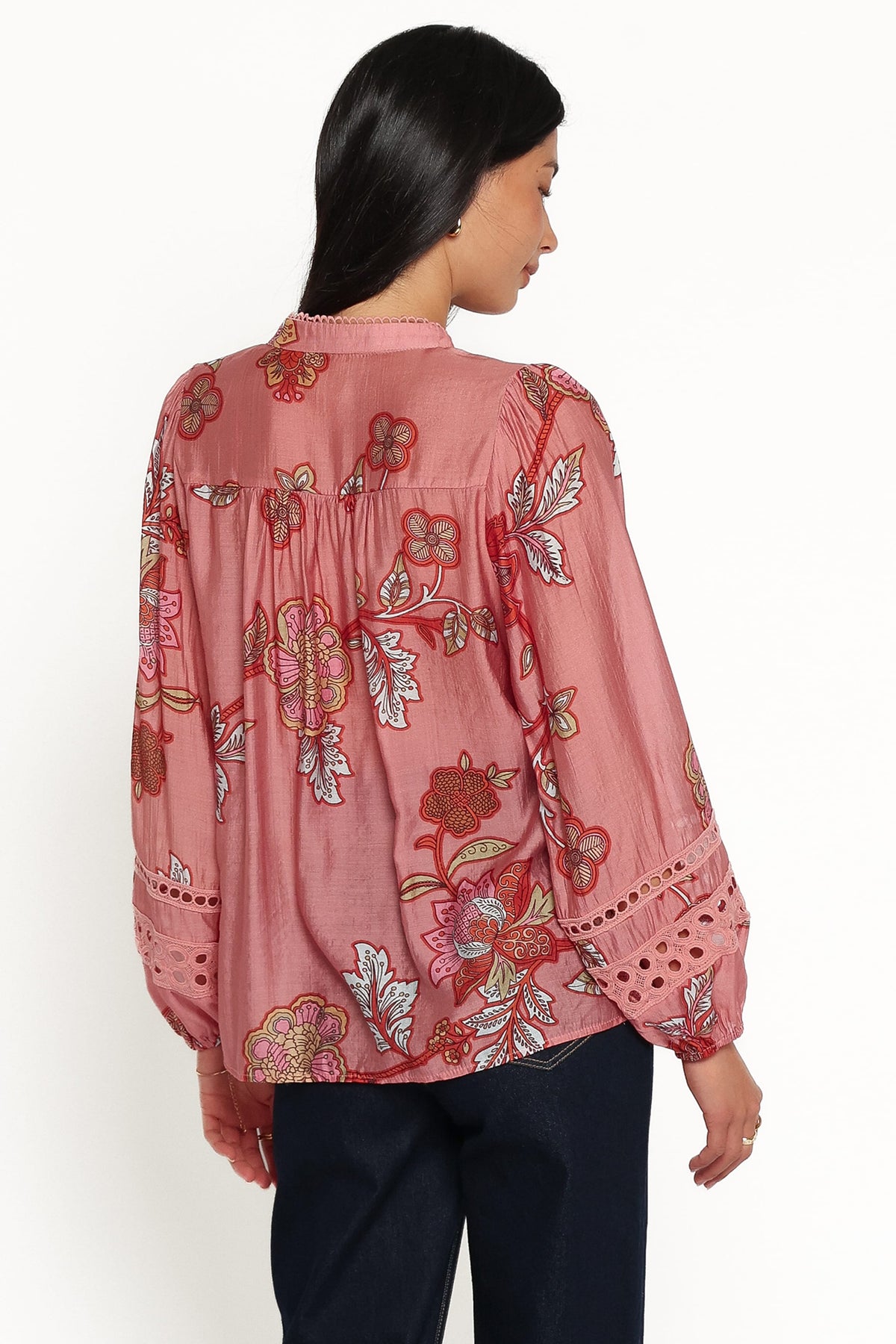 Eugenia Top in Pink Floral – view 4 of 7