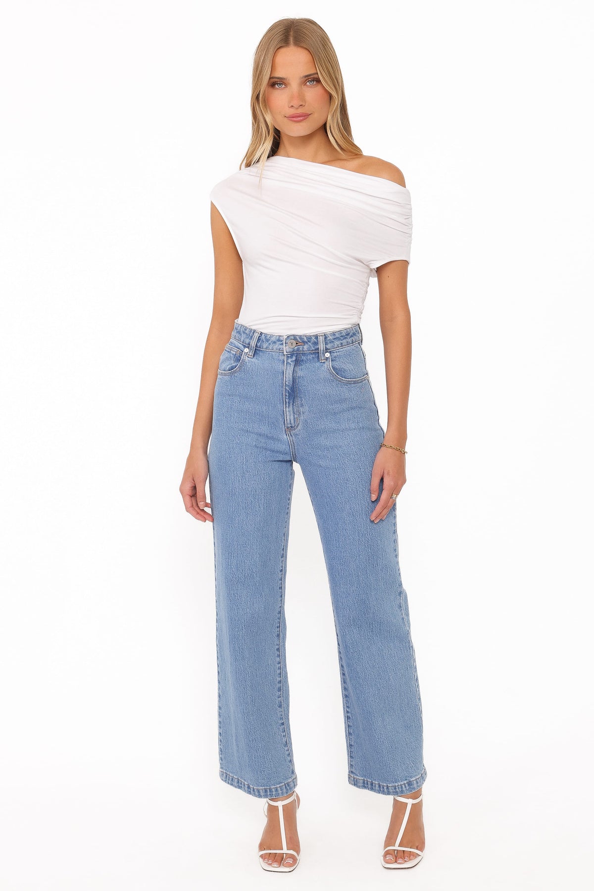 Jacki Asymmetric Top in White – view 5 of 6