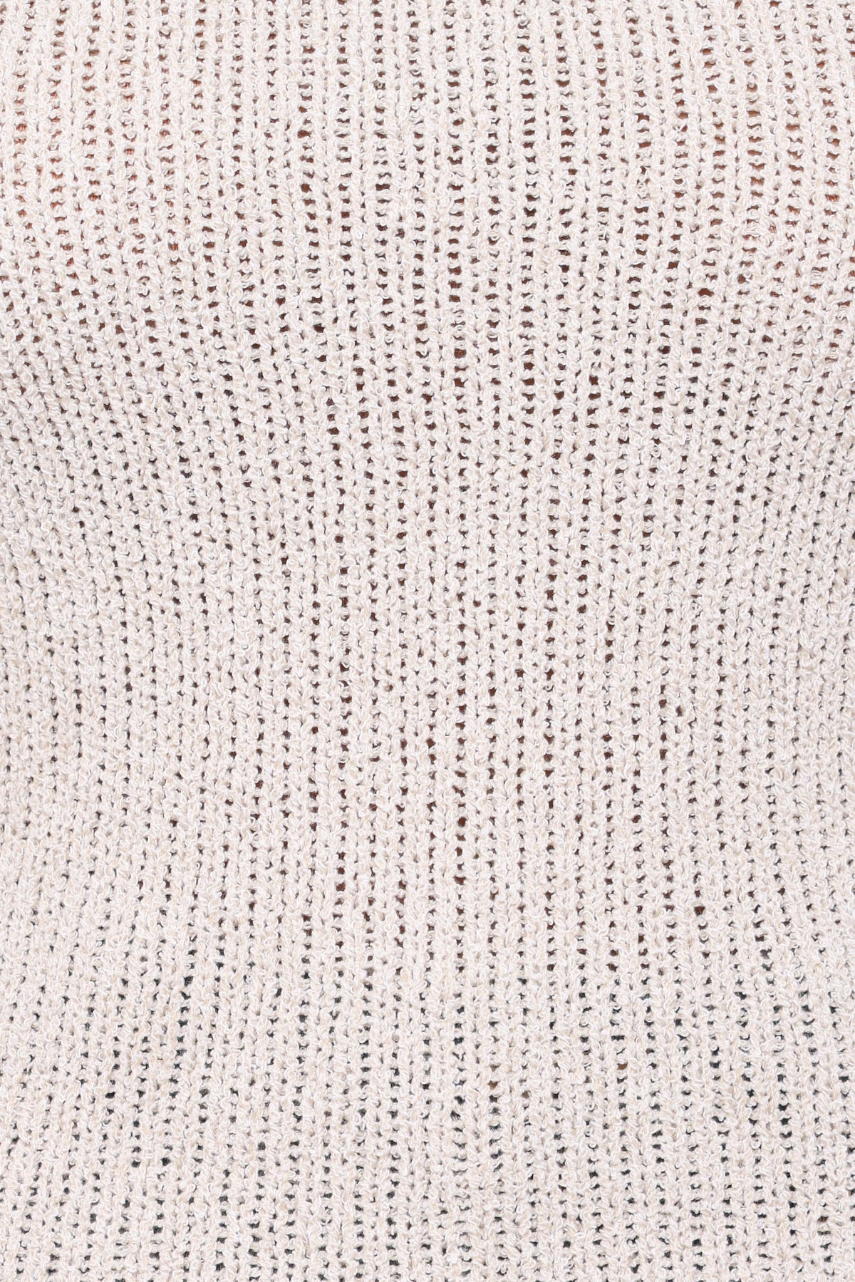 Jutta One Shoulder Knit Top in Beige – view 8 of 8