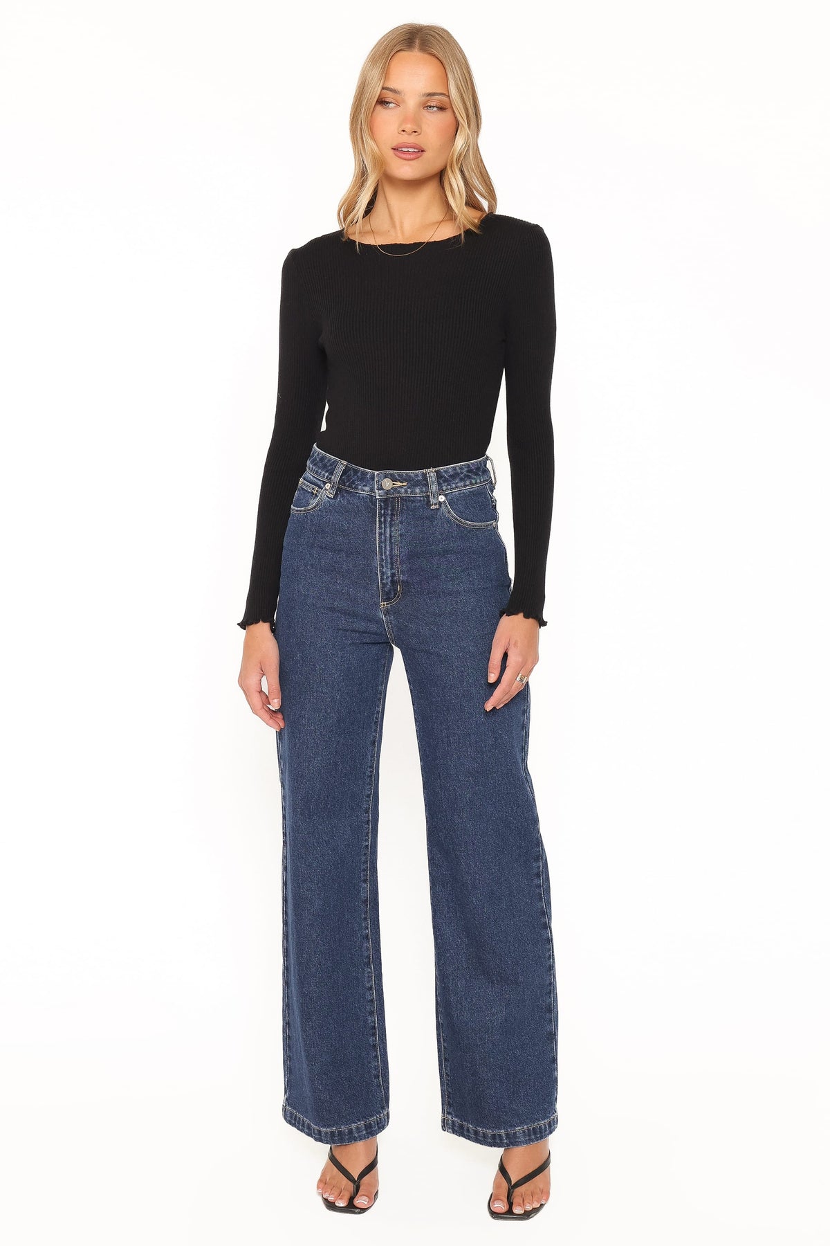 Kya Knit Top in Black – view 6 of 7