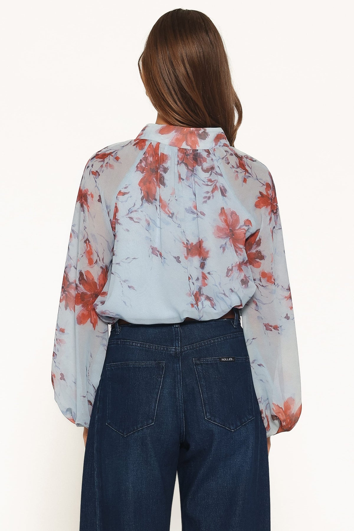 Marni Top in Blue Floral – view 4 of 6