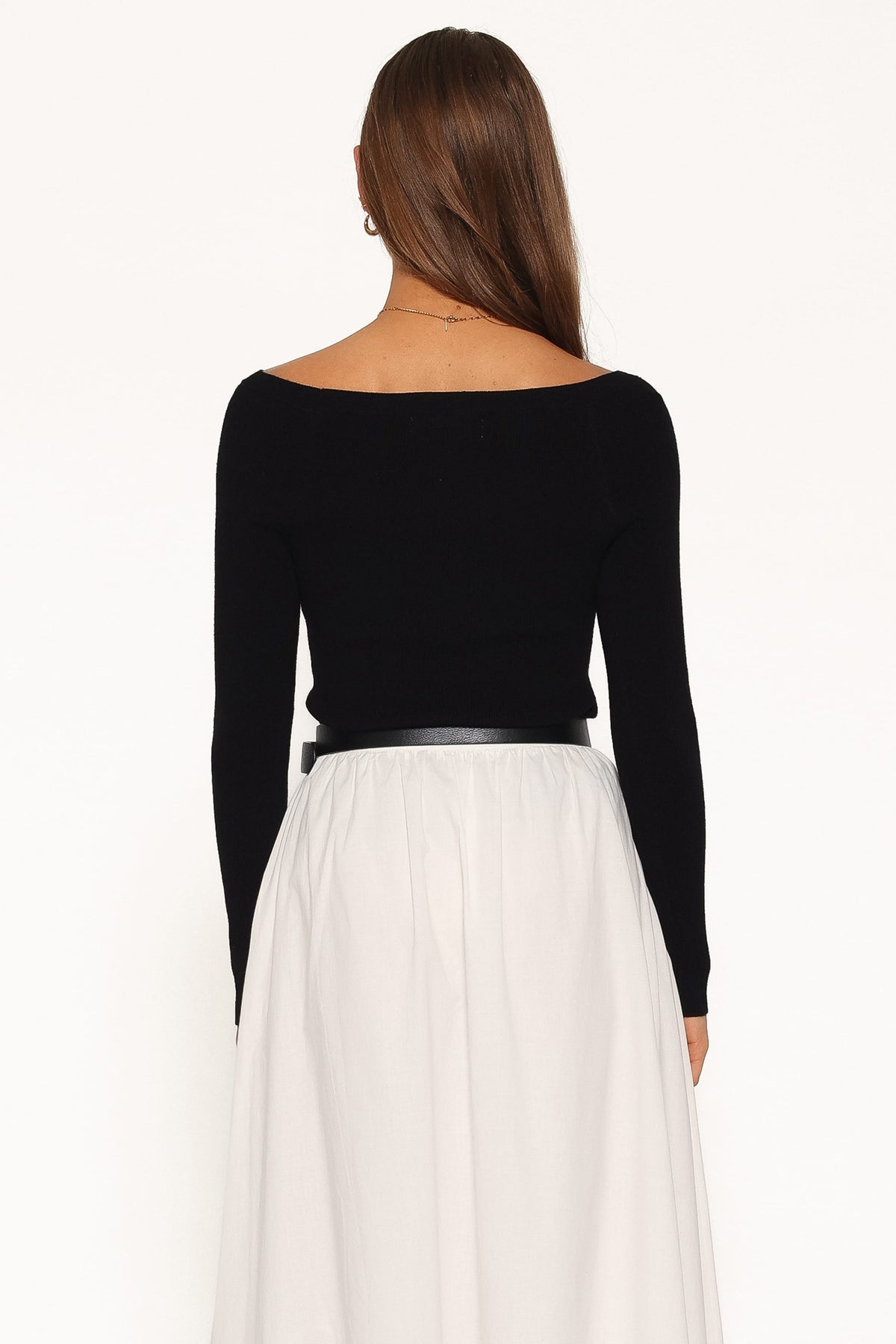 Presley Knit Top in Black – view 4 of 6