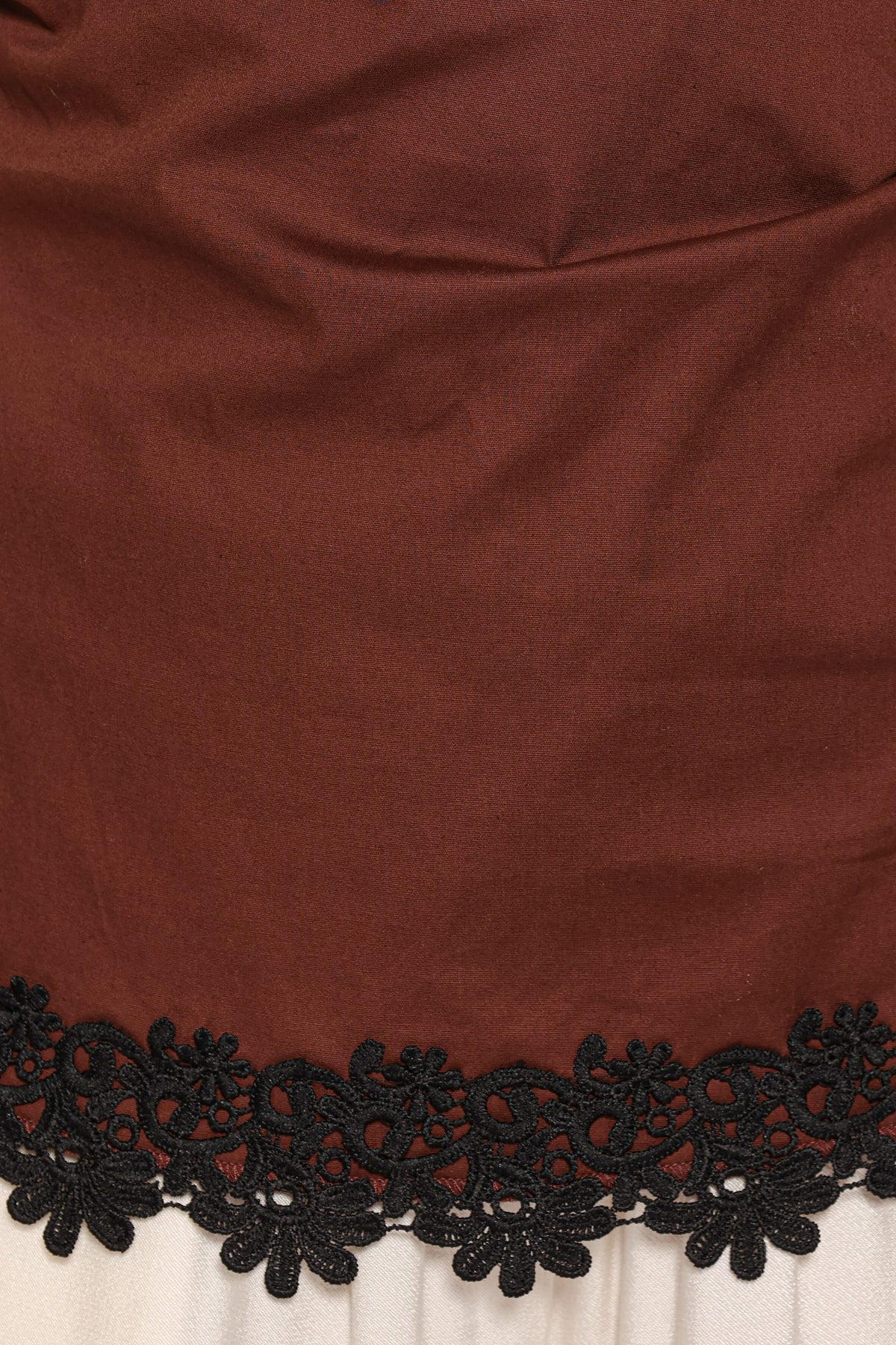 Shiloh Strapless Top in Chocolate – view 6 of 6
