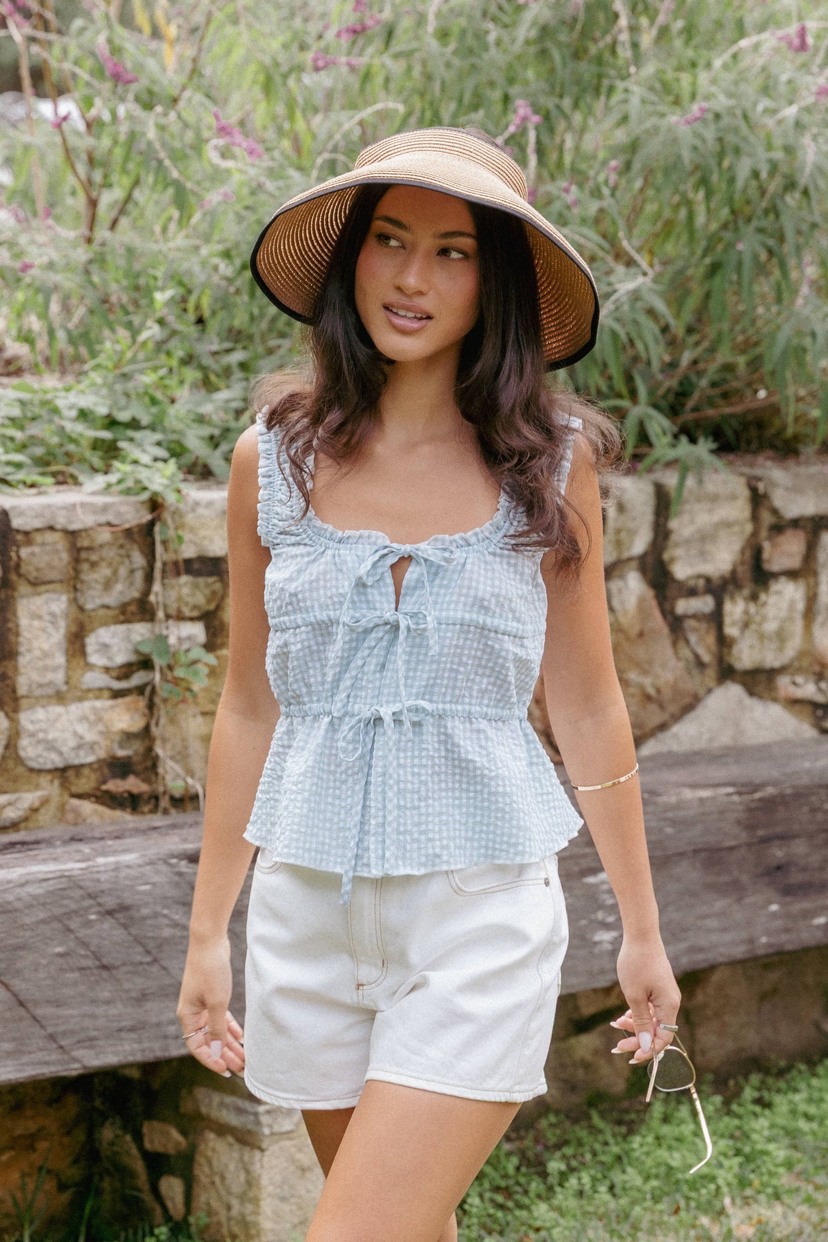 Brigid Hat in Tan/Black – view 6 of 6