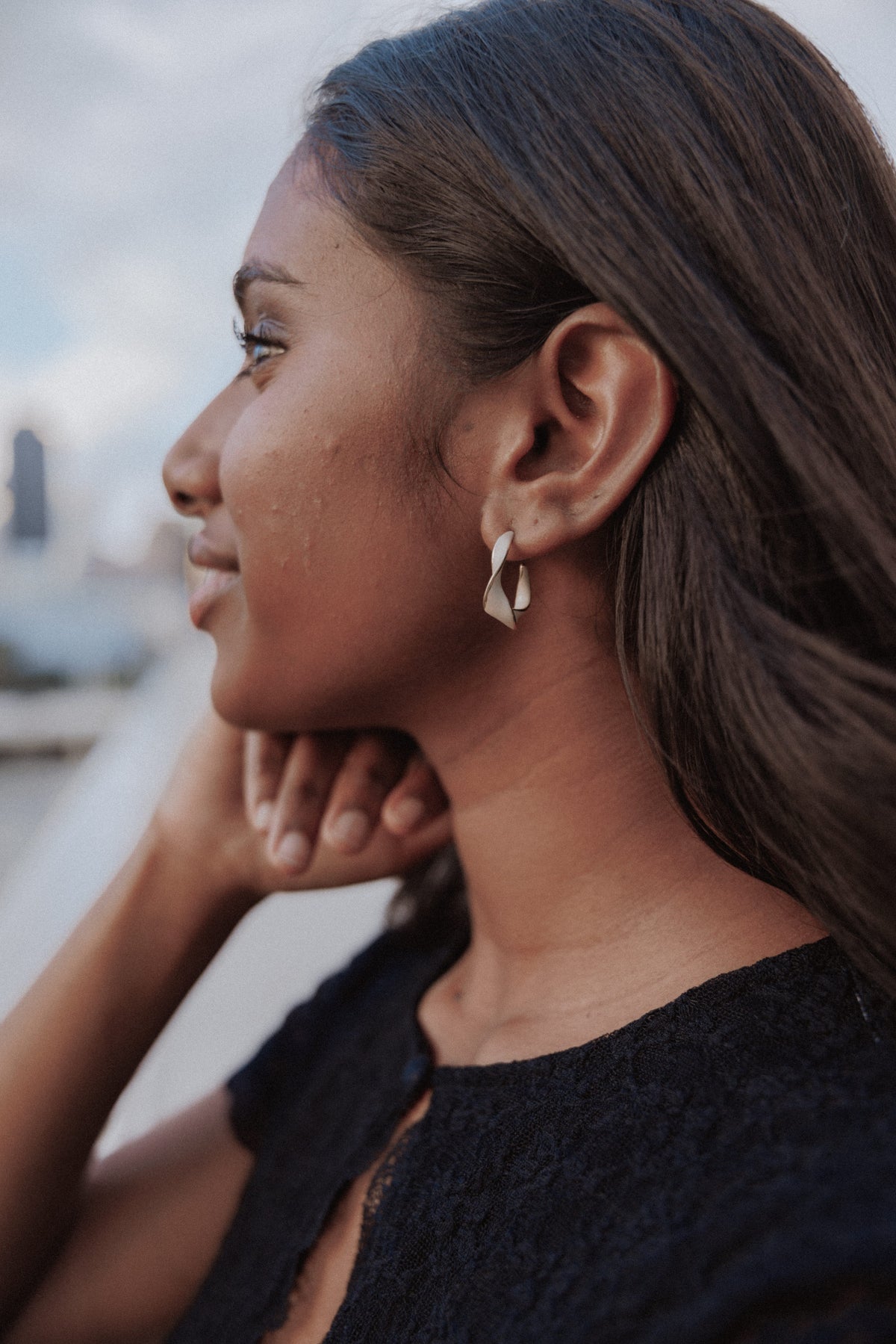 Clementine Earrings in White – view 1 of 5
