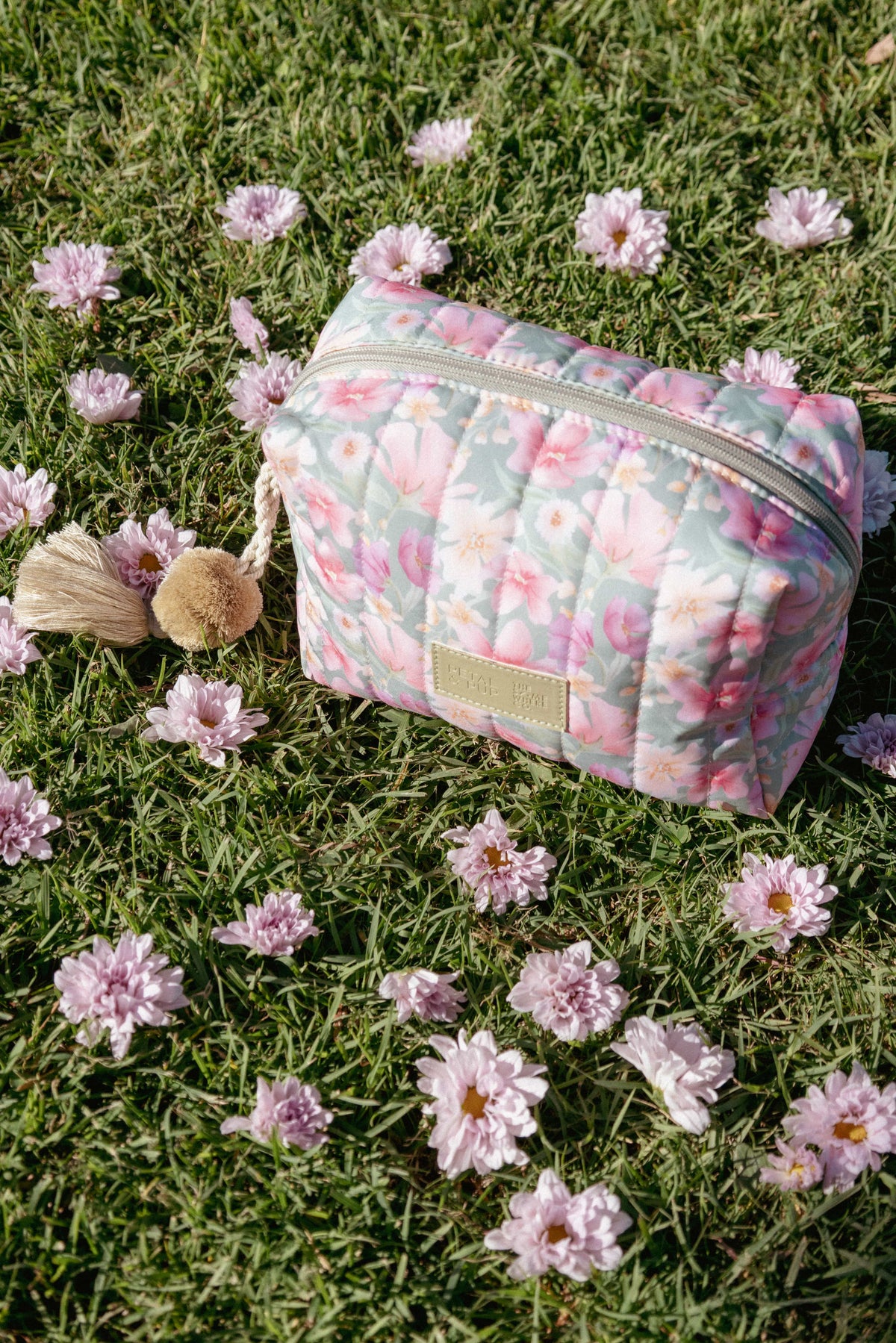 Cosmetic Case in Sage Wildflowers – view 1 of 7