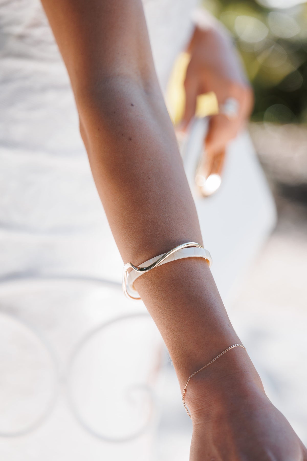 Cynthia Bracelet in Gold Pearl – view 1 of 3