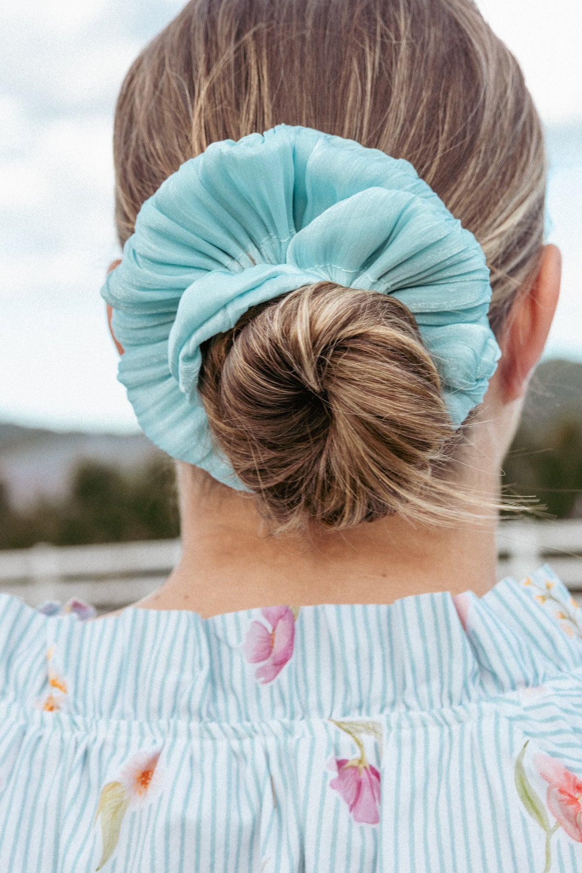 Ebony Scrunchie in Blue – view 5 of 5