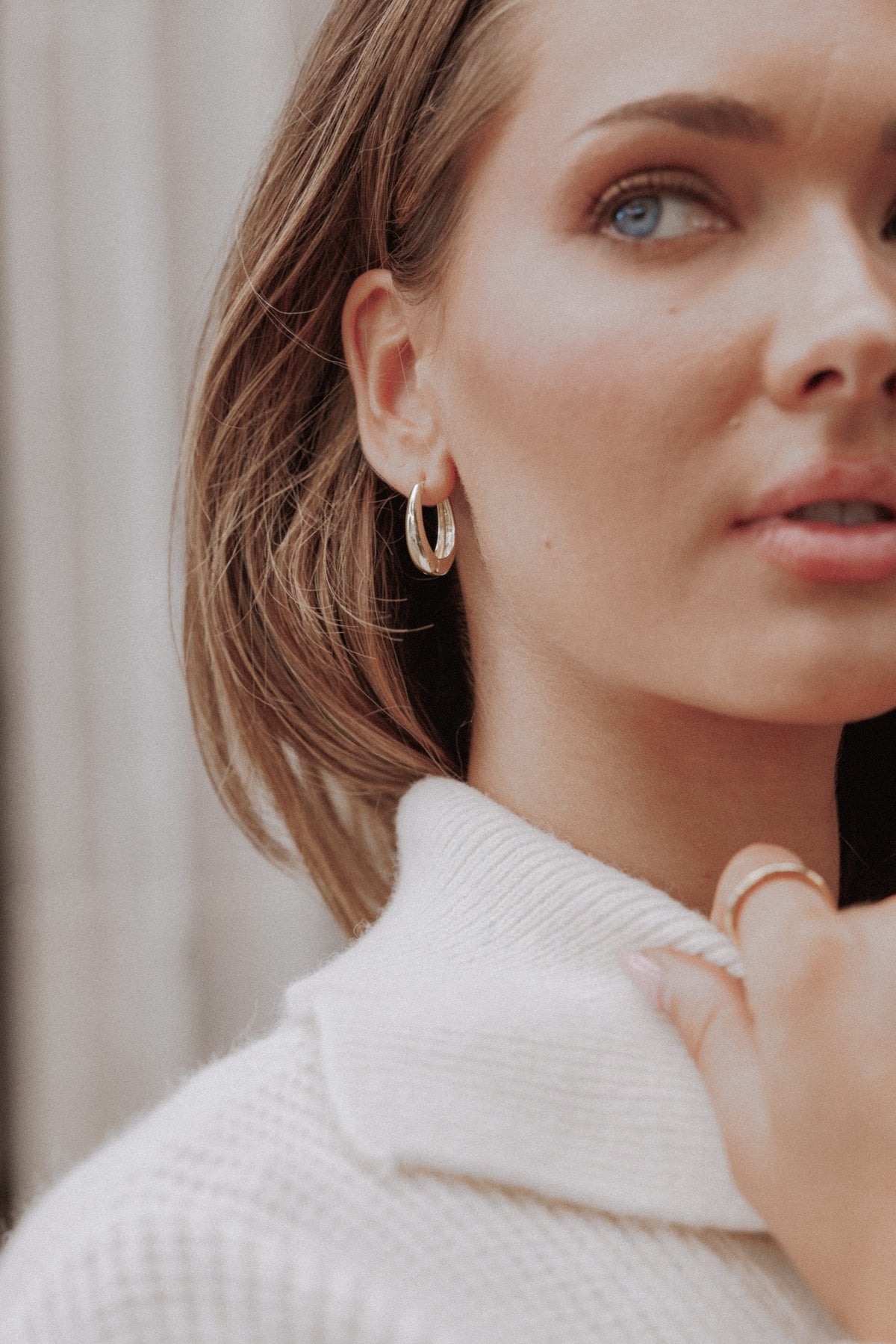 Farrow Loop Earrings in Gold – view 5 of 5