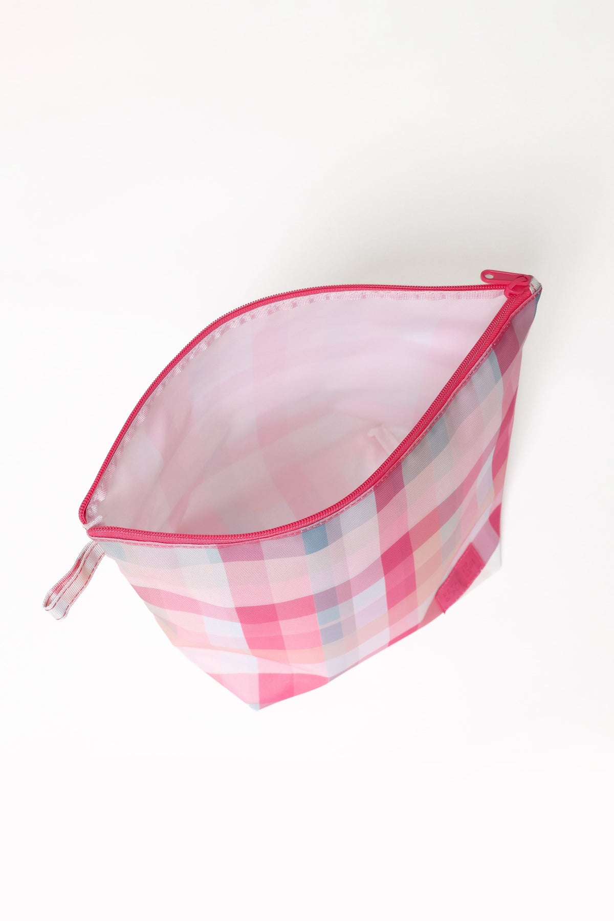 Handy Pouch Trio in Pink Picnic Plaid – view 4 of 8