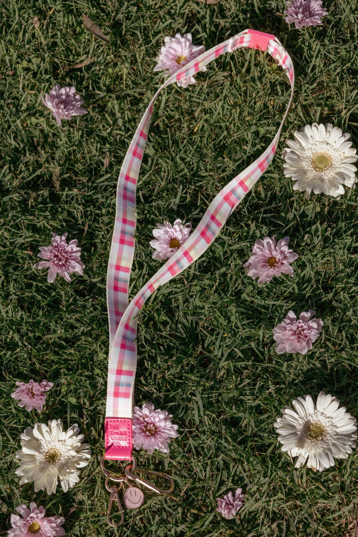 Lanyard in Pink Picnic Plaid – view 1 of 6