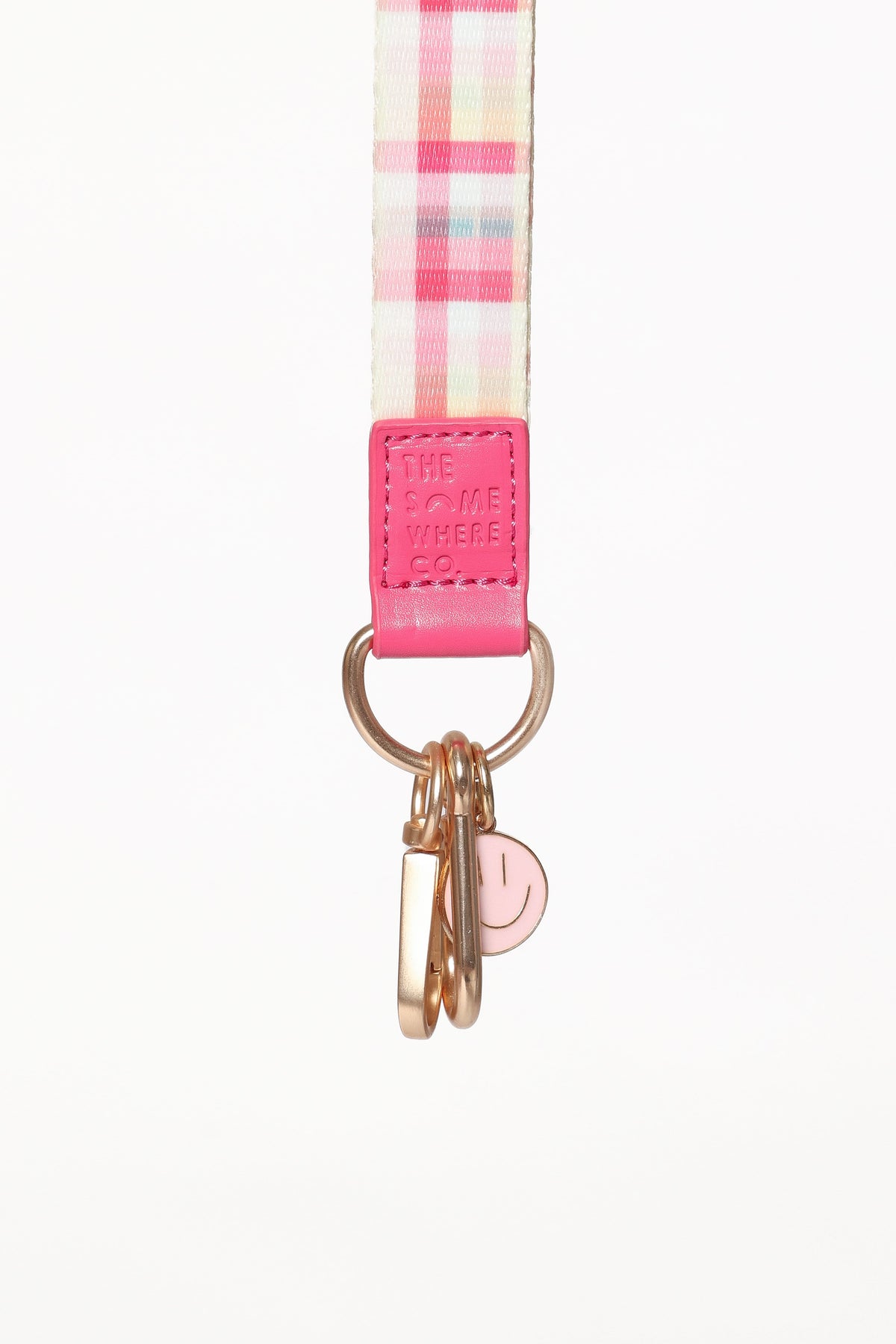 Lanyard in Pink Picnic Plaid – view 3 of 6