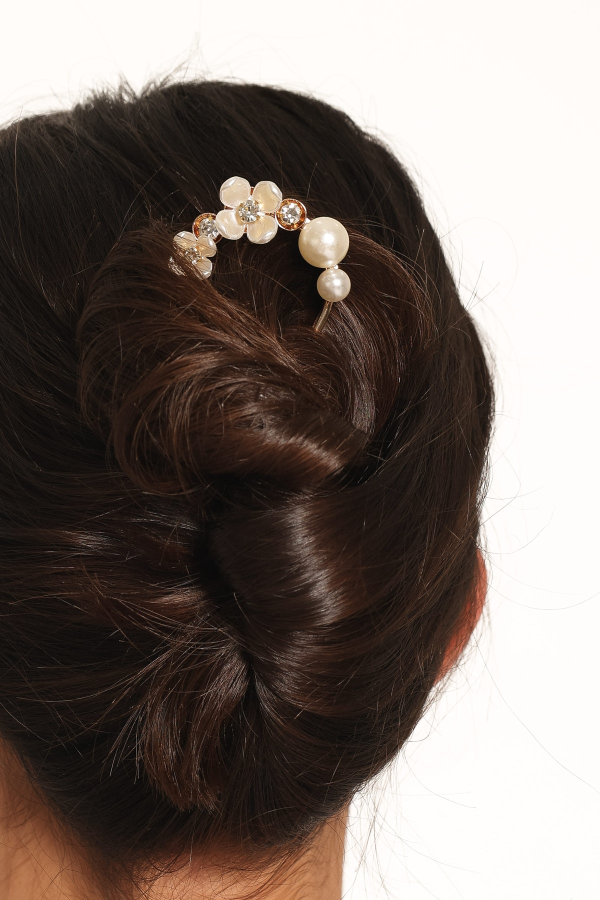 Penelope Hair Pin in Gold Pearl – view 2 of 5