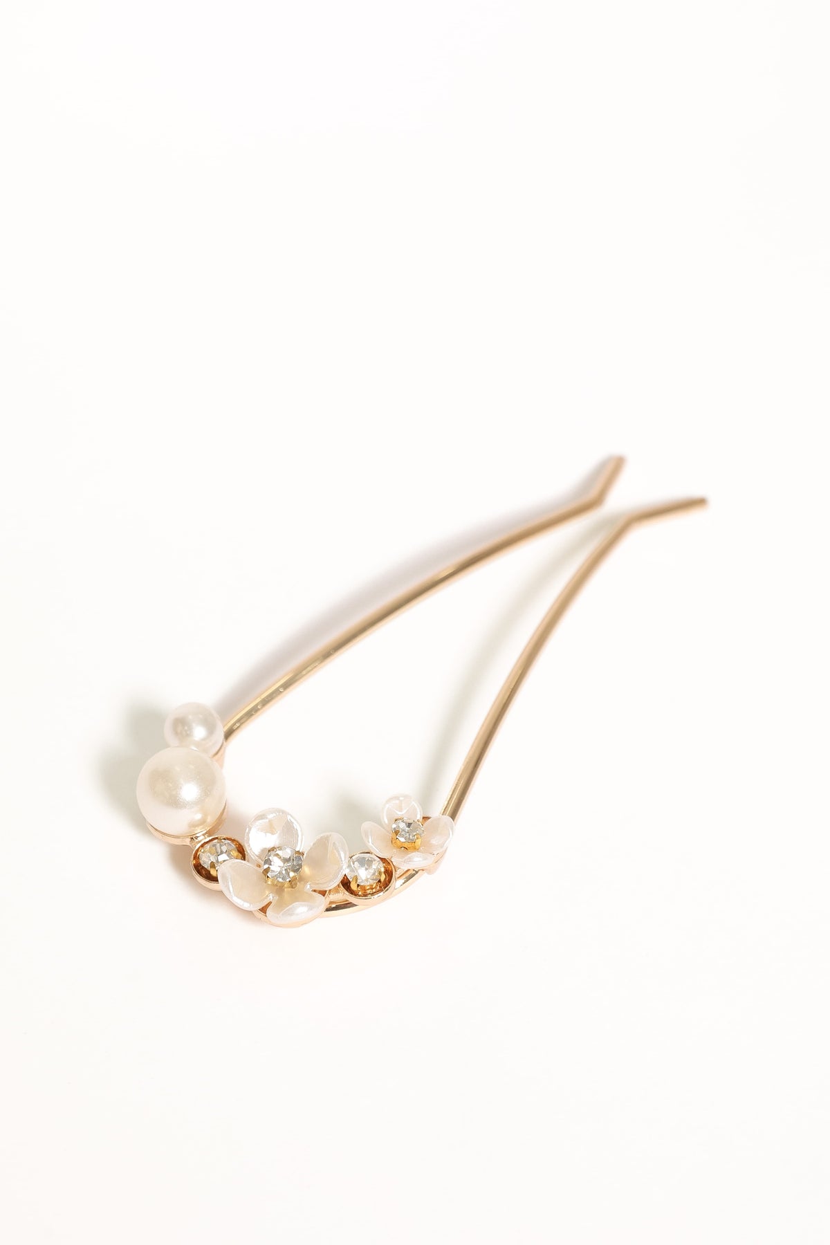 Penelope Hair Pin in Gold Pearl – view 4 of 5