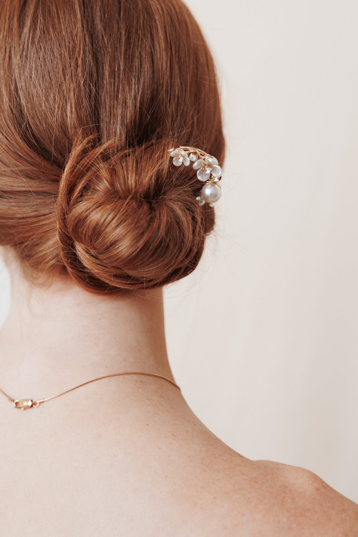 Penelope Hair Pin in Gold Pearl – view 1 of 5