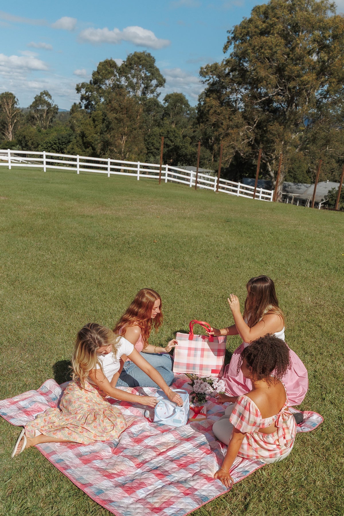 Picnic Rug in Pink Picnic Plaid – view 1 of 9