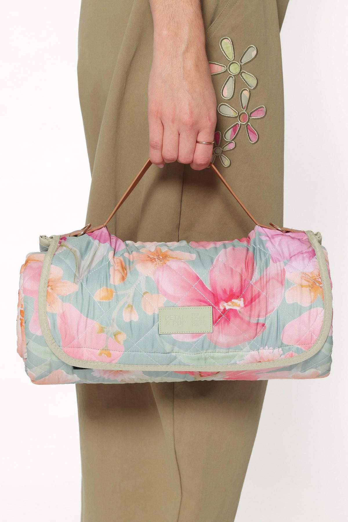 Picnic Rug in Sage Wildflowers – view 6 of 8