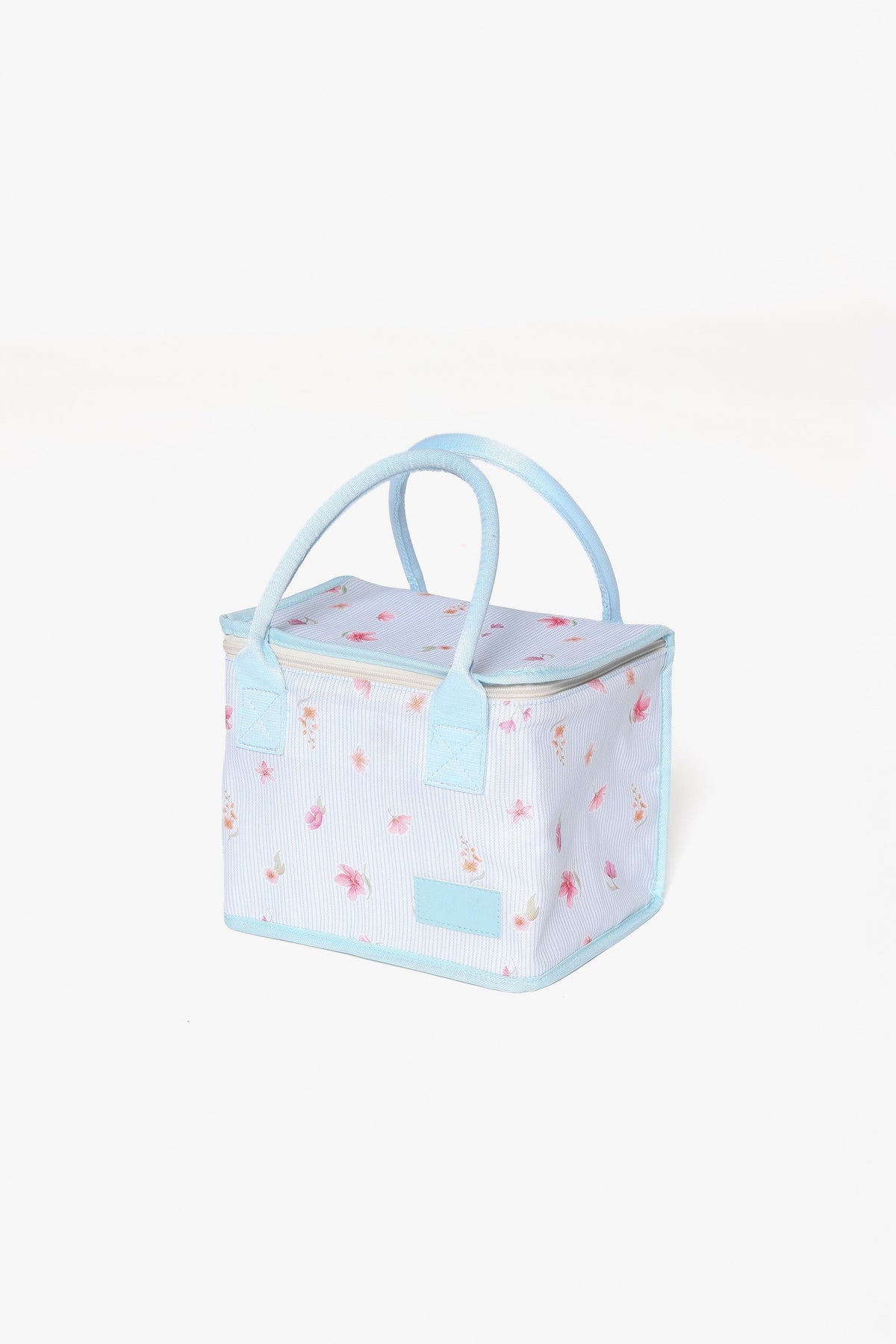 The Graze Lunch Bag in Blue Garden Stripe – view 2 of 7