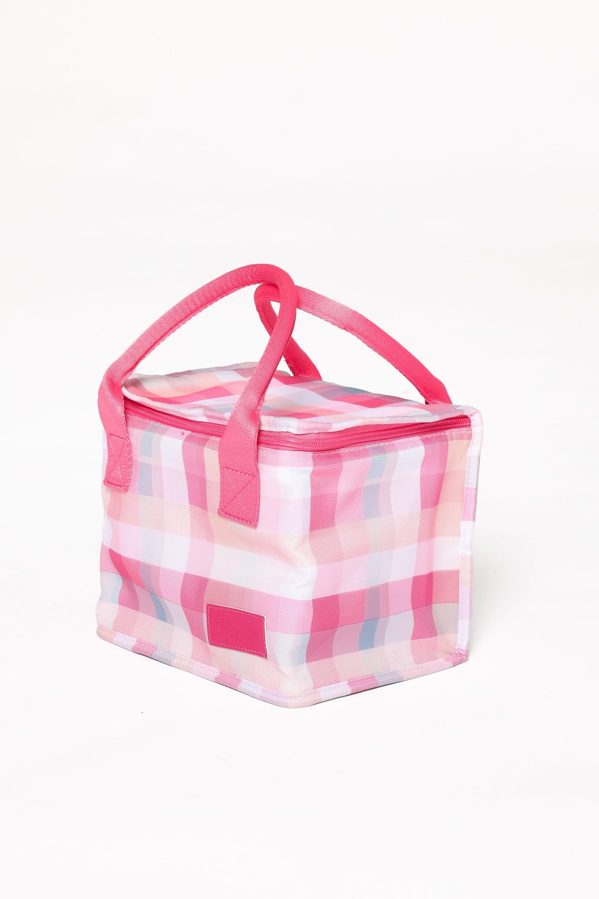 The Graze Lunch Bag in Pink Picnic Plaid – view 2 of 7