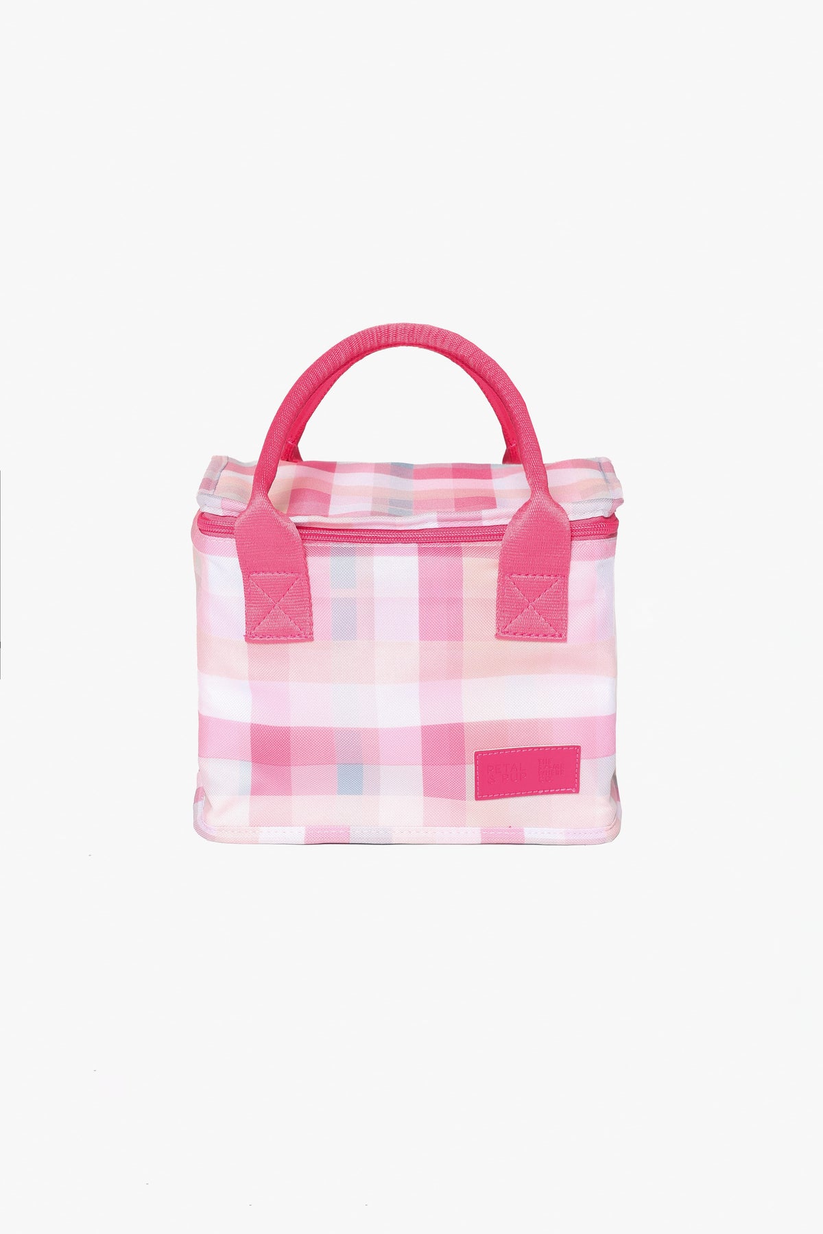 The Graze Lunch Bag in Pink Picnic Plaid – view 4 of 7