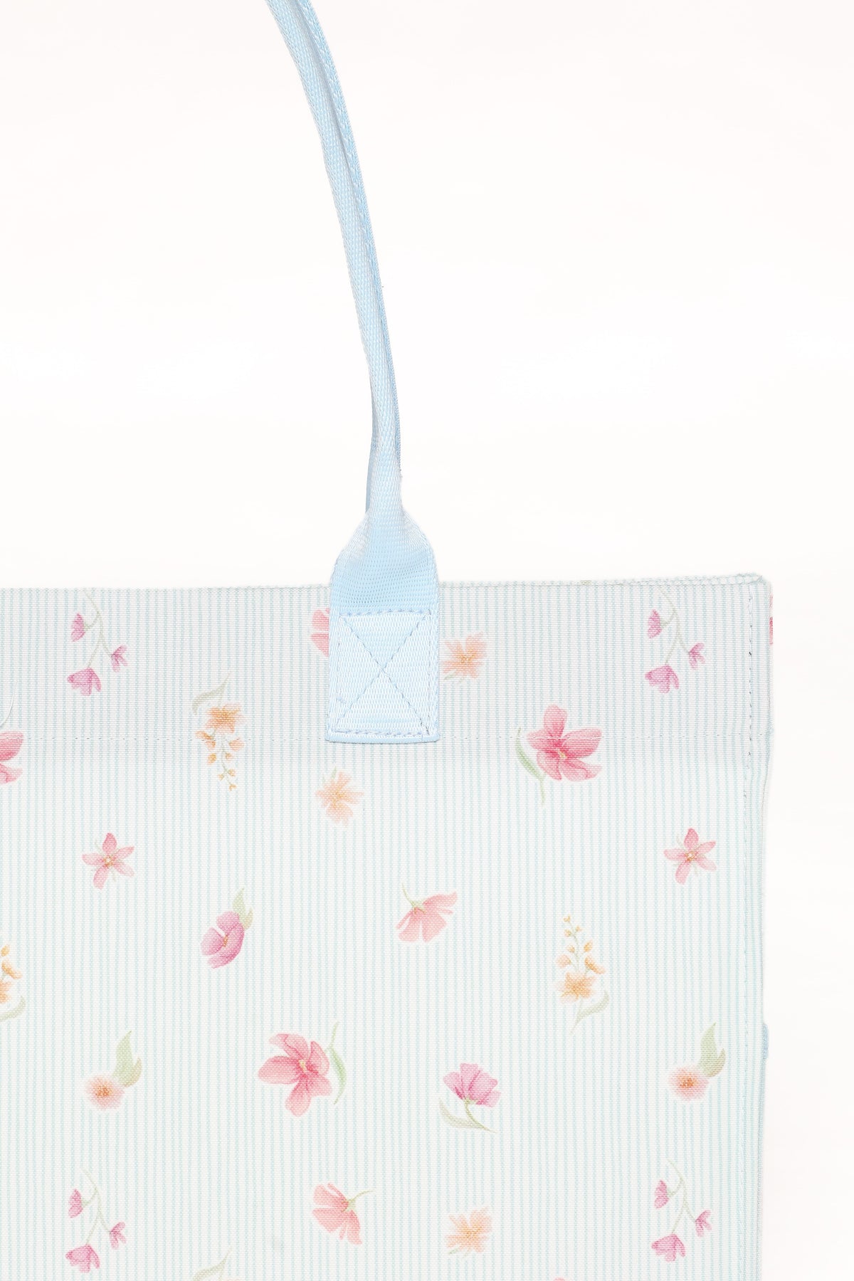 Ultimate Tote Bag in Blue Garden Stripe – view 8 of 8