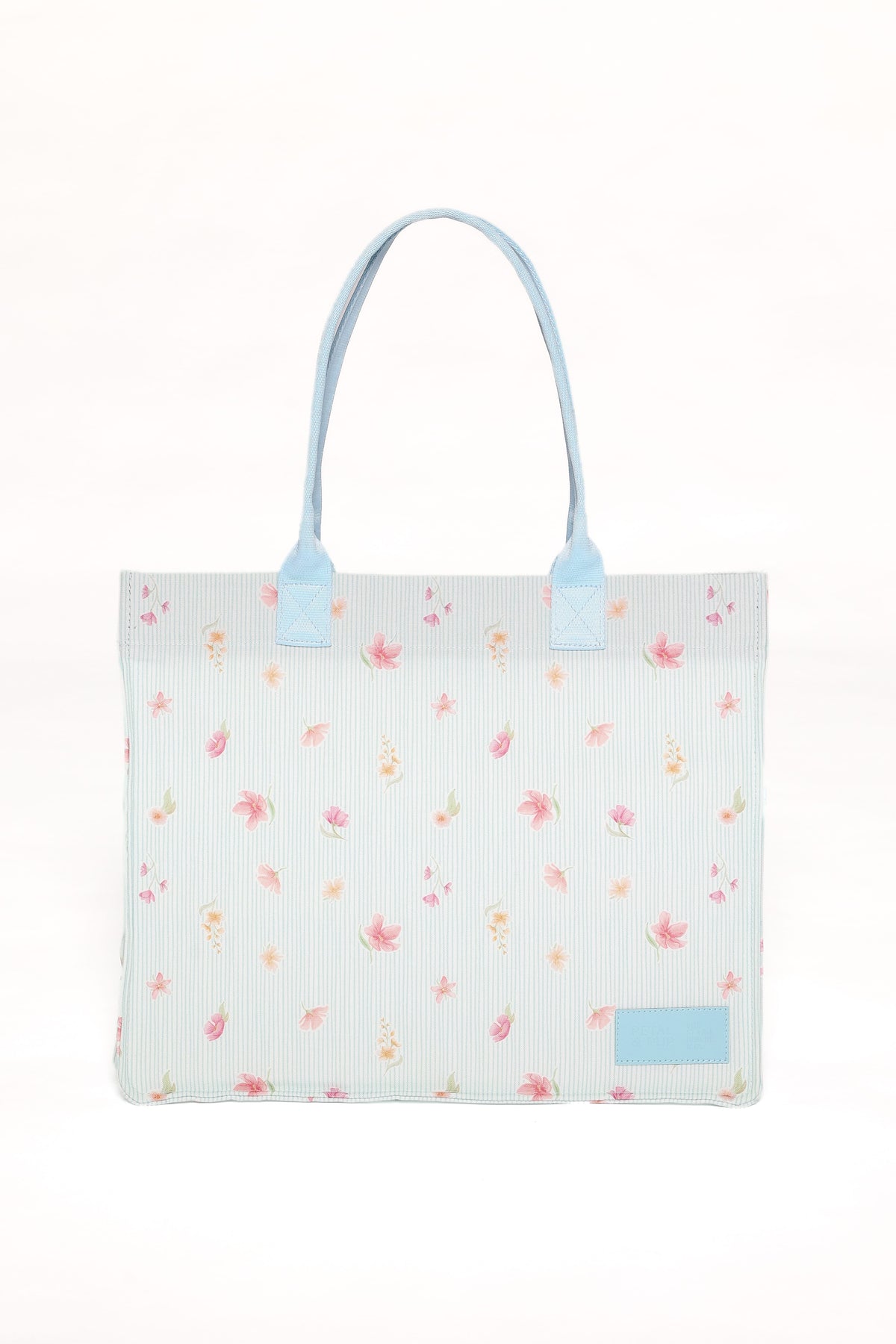 Ultimate Tote Bag in Blue Garden Stripe – view 3 of 8