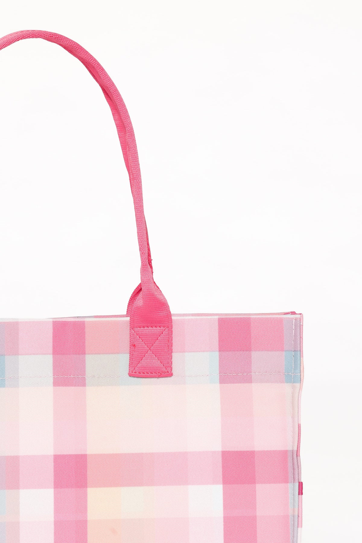 Ultimate Tote Bag in Pink Picnic Plaid – view 7 of 8