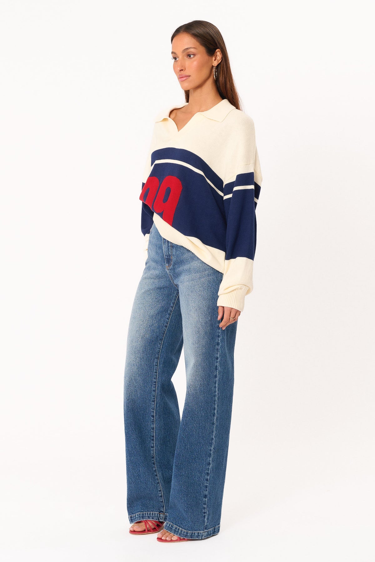 Abrand 94 Wide Leg Jeans in Kaley – view 2 of 4