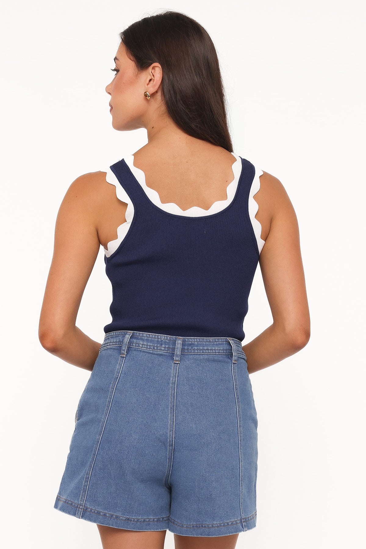 Carlina Denim Shorts in Medium Wash – view 5 of 7