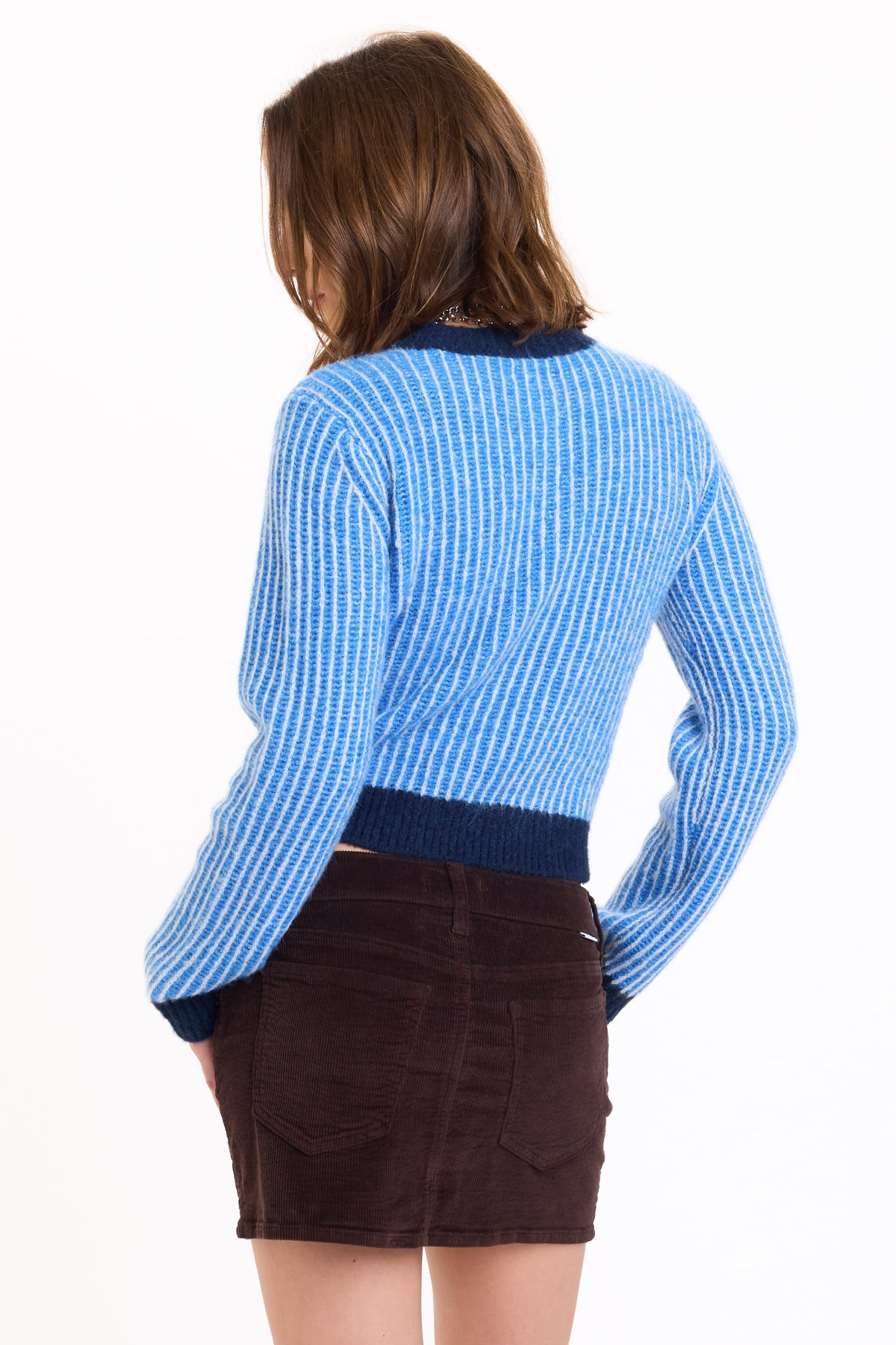 Daze Fever Micro Mini Skirt in Chocolate – view 4 of 4