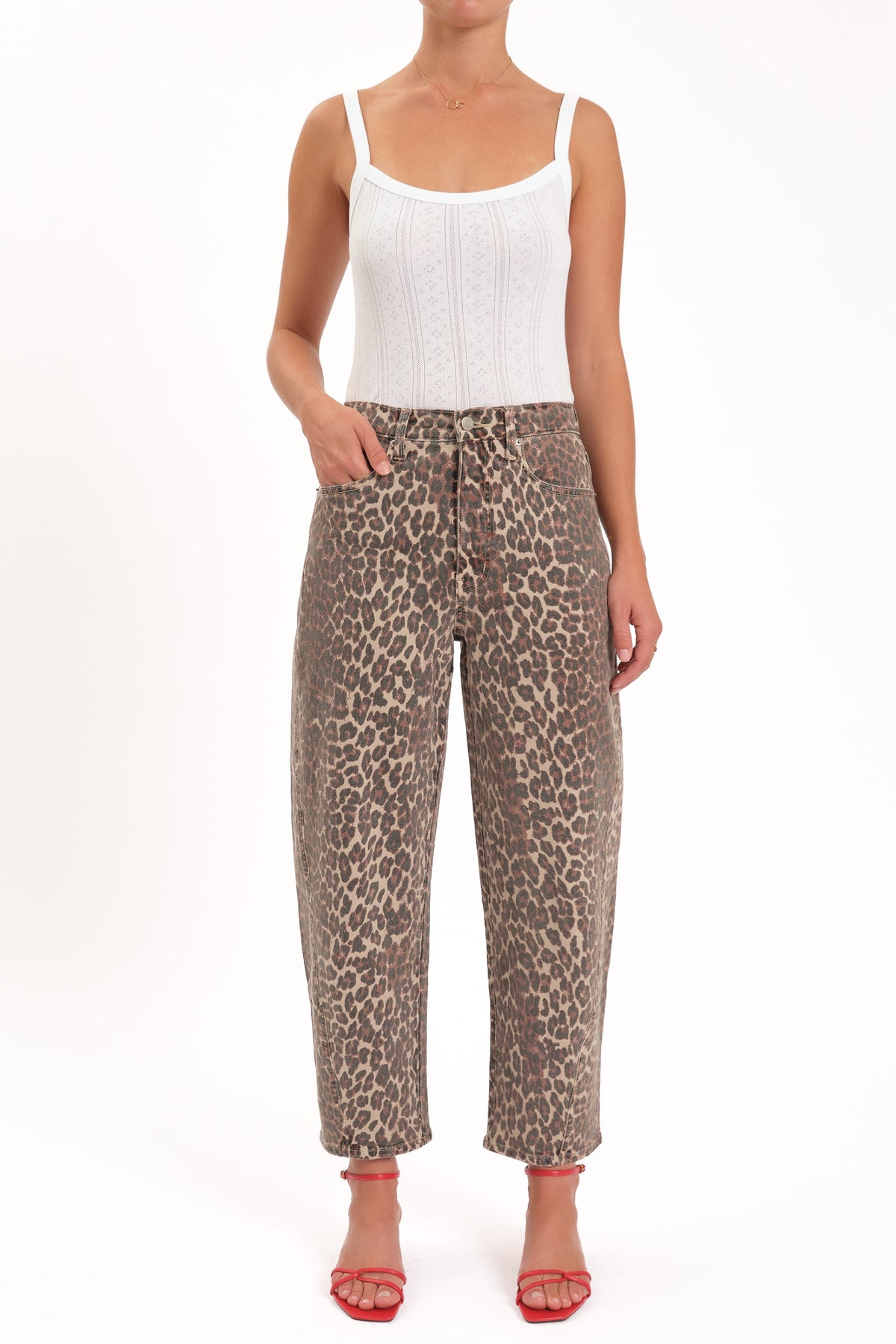 Daze Westward Barrel Leg Jeans in Cool Cat – view 1 of 3