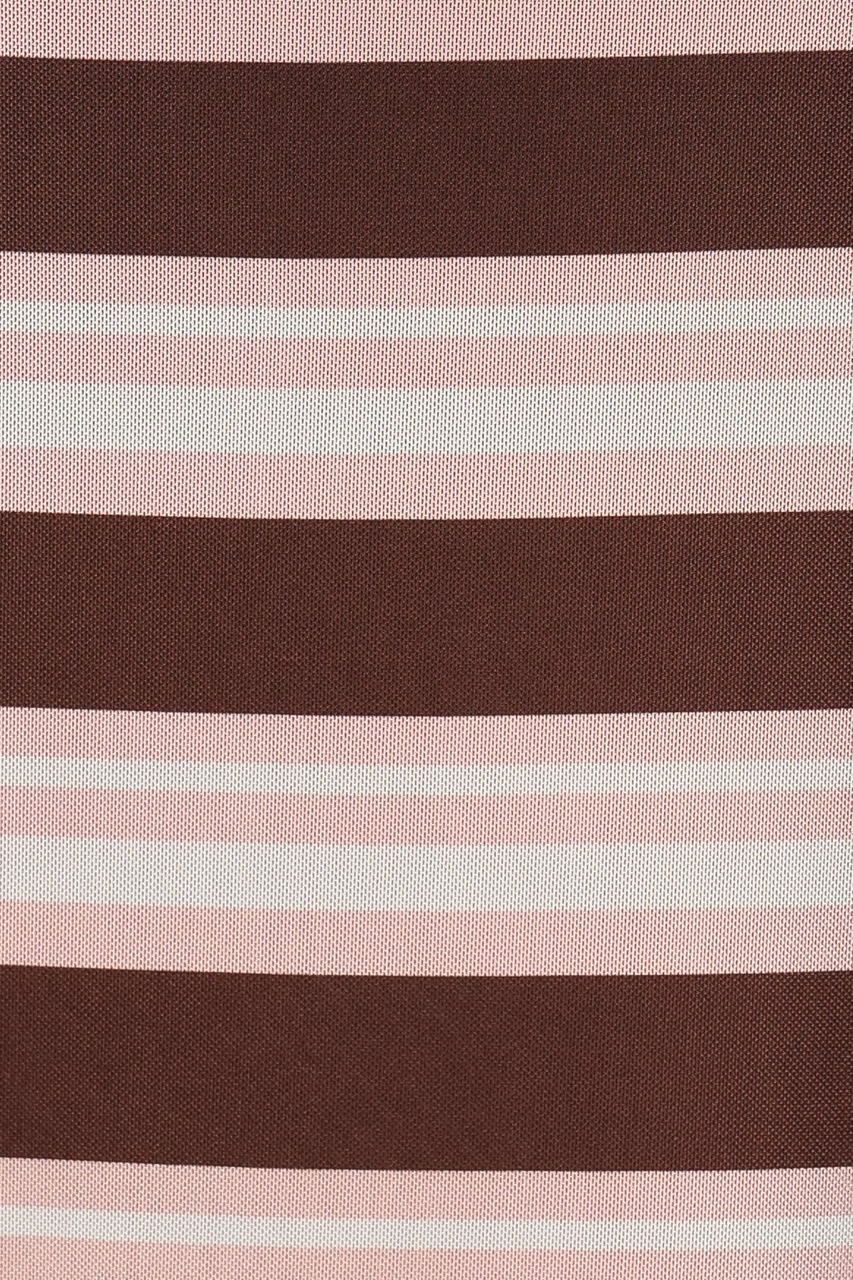 Dia Mesh Column Skirt in Pink/Brown Stripe – view 6 of 6