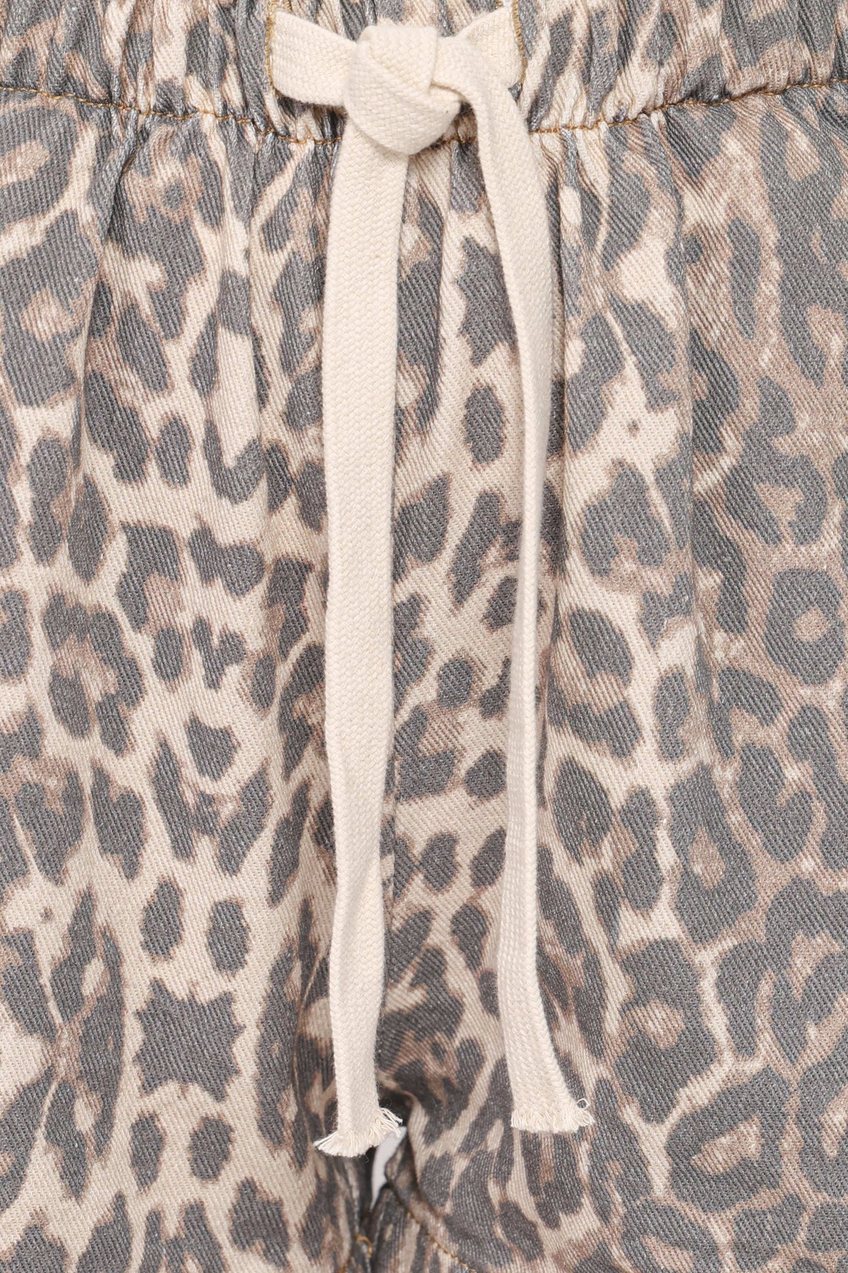 Fletcher Denim Racer Shorts in Leopard – view 6 of 6