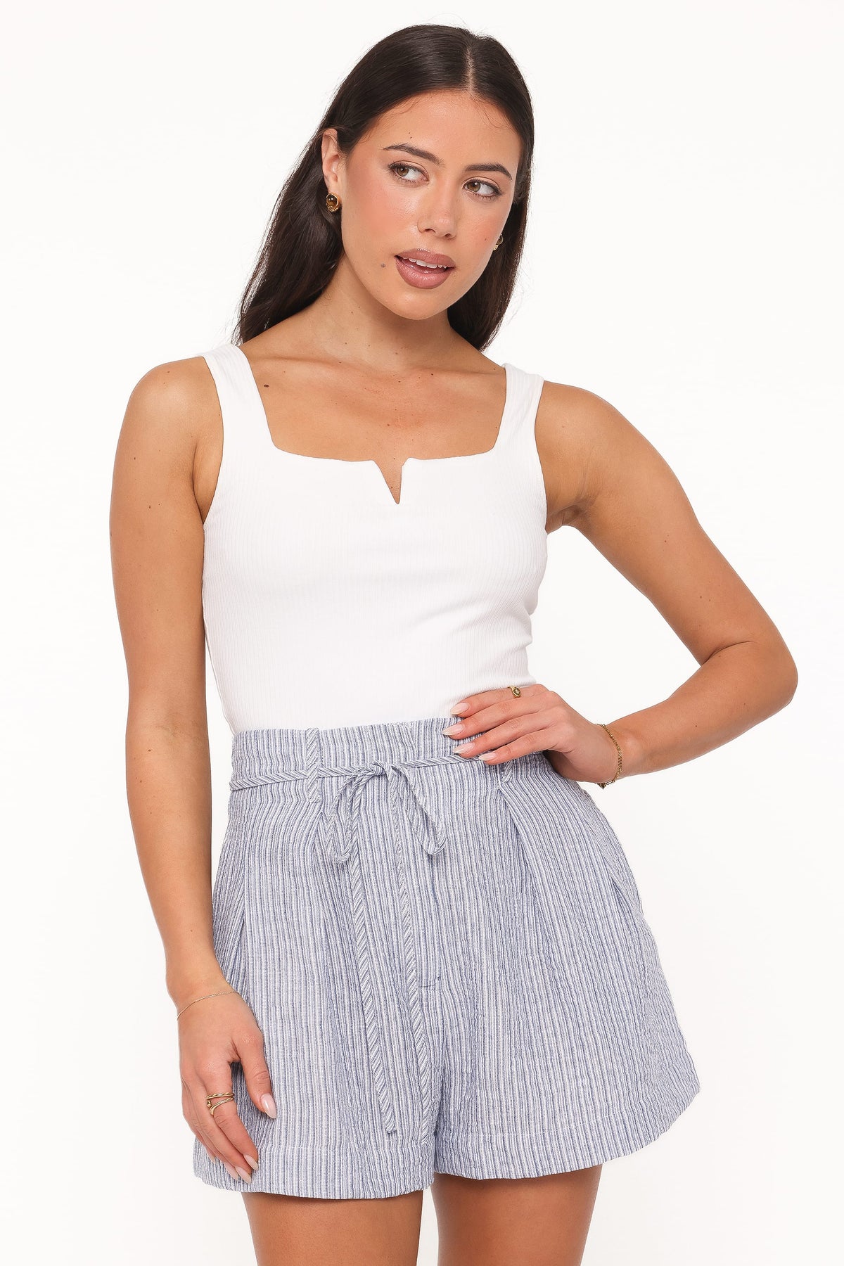 Jazzara Shorts in Blue/White Stripe – view 2 of 8