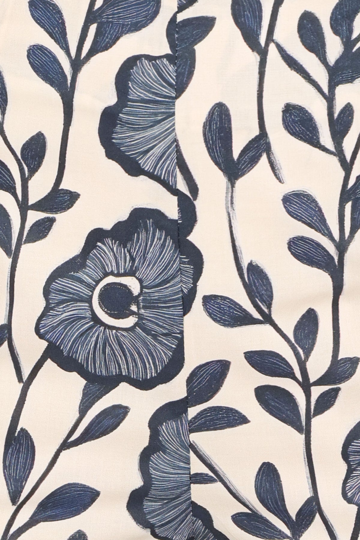 Jensen Scallop Hem Pant in Blue Floral – view 6 of 6