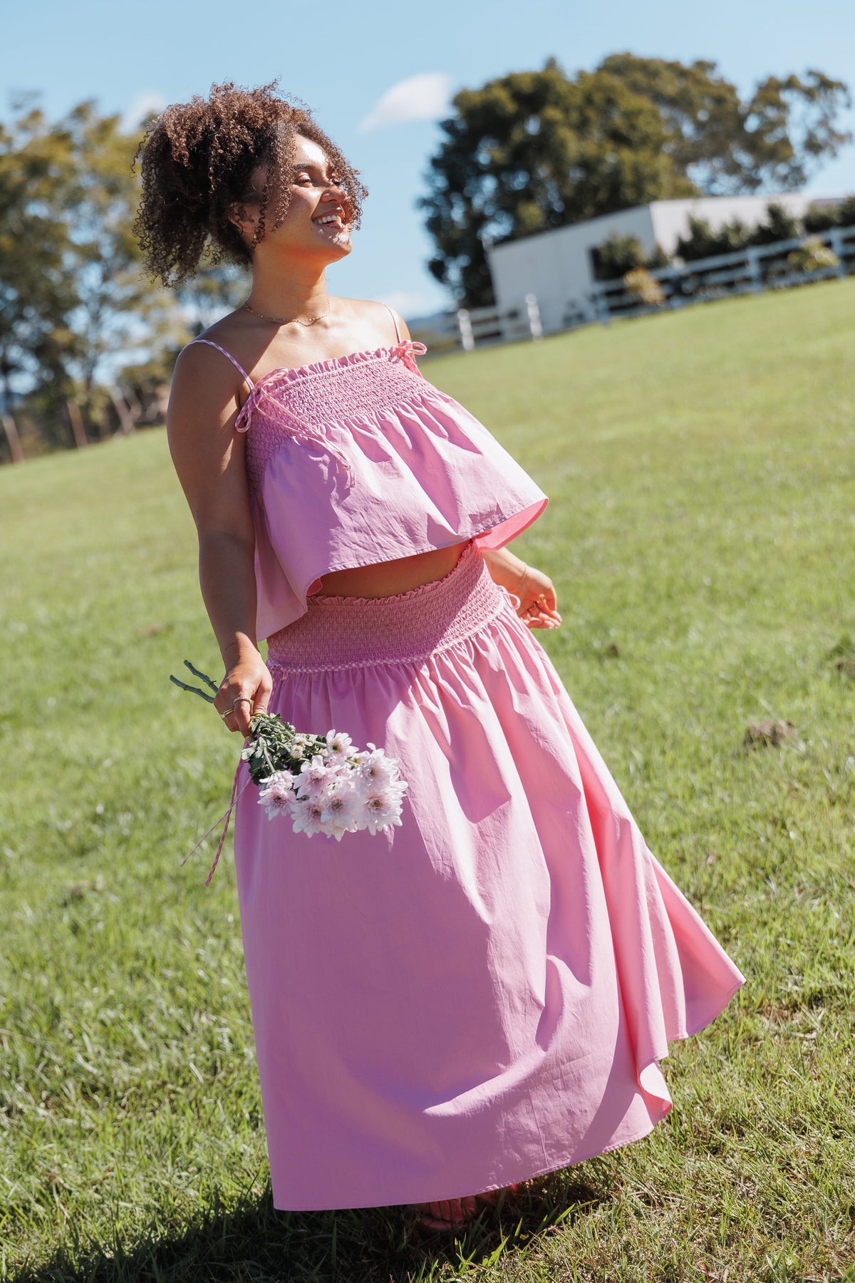 Orielle Maxi Skirt in Pink – view 1 of 7