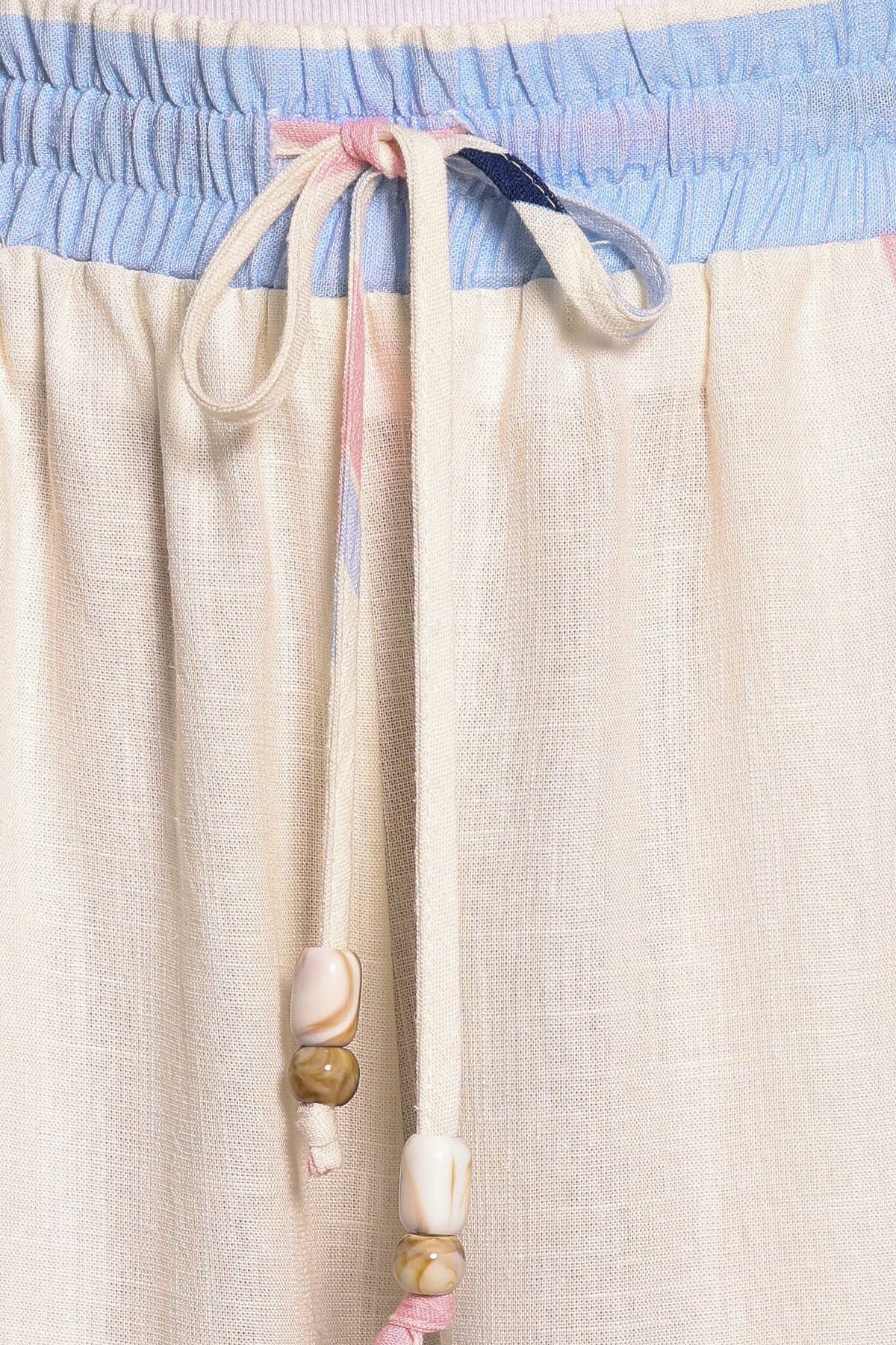 Zalia Wide Leg Pants in Pink/Blue Stripe – view 5 of 5