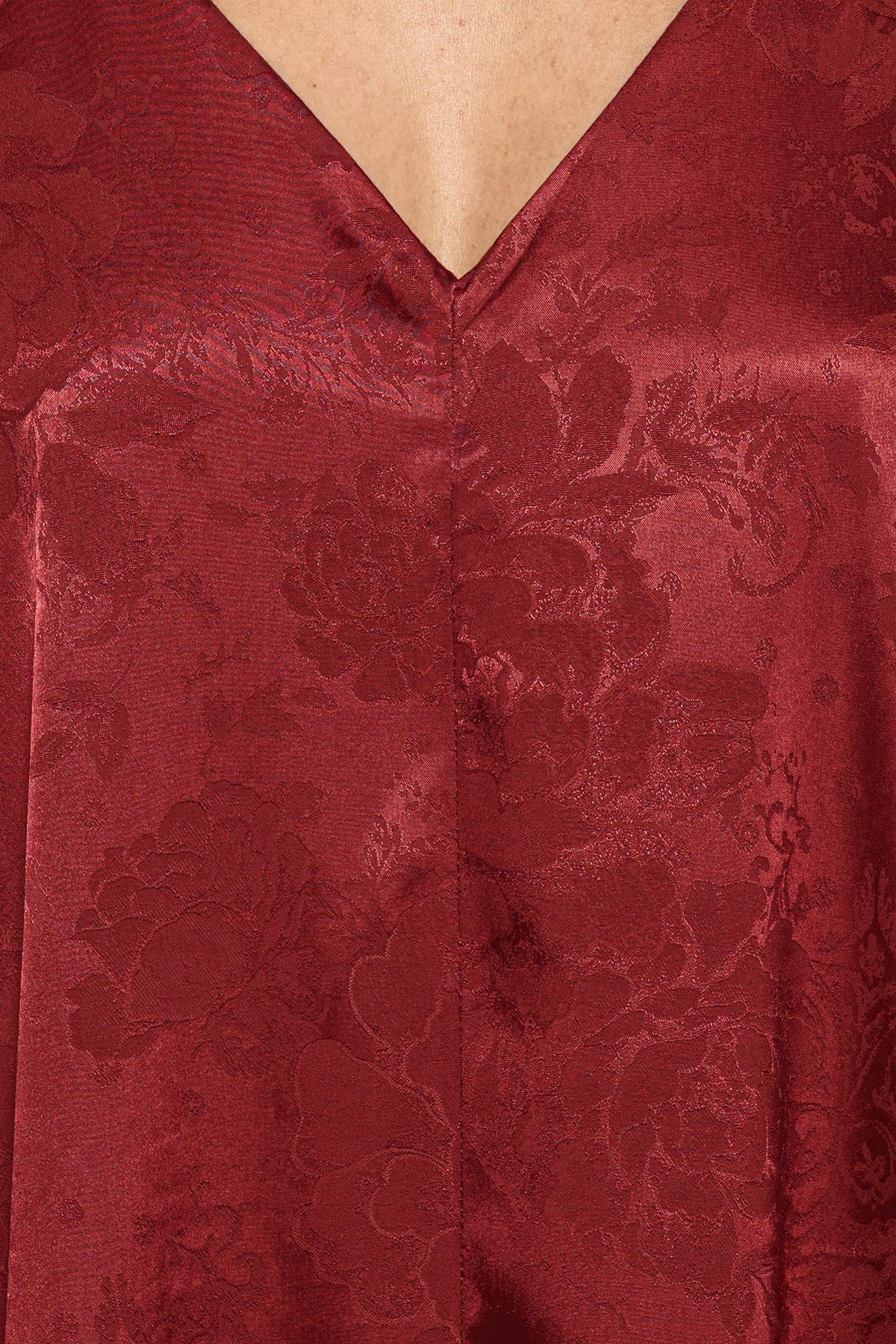 Aeryn Maxi Dress in Burgundy – view 8 of 9