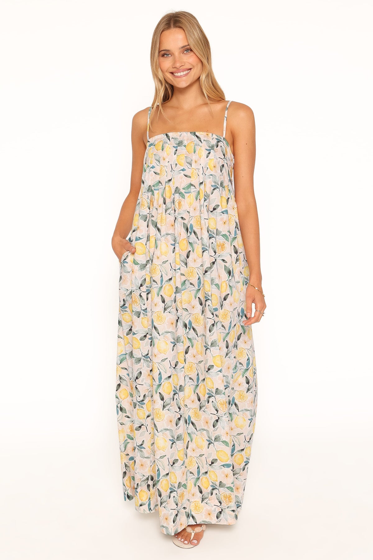 Arletta Maxi Dress in Pink Lemon – view 2 of 6