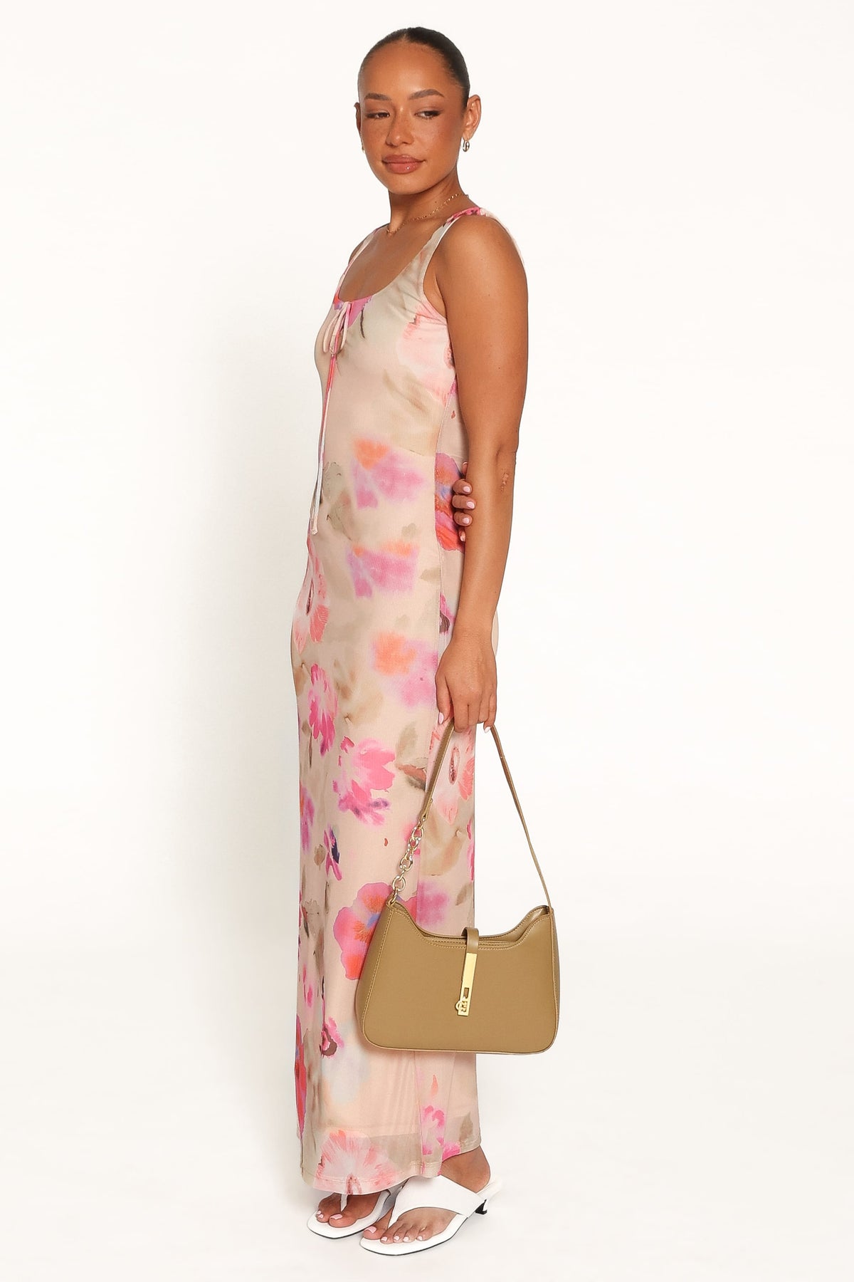 Avina Maxi Dress in Pink Floral – view 6 of 7