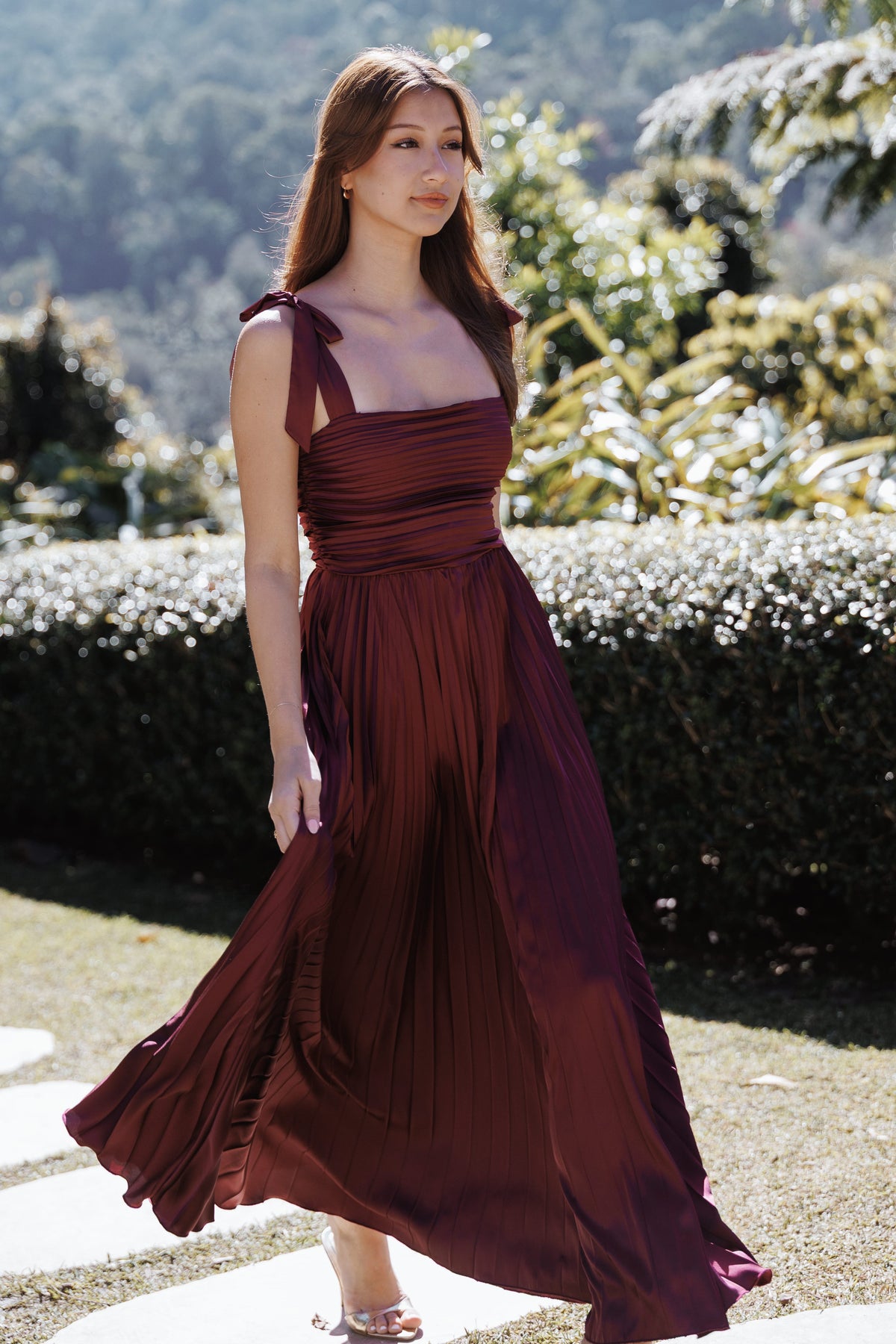 Beaumont Maxi Dress in Wine – view 7 of 7