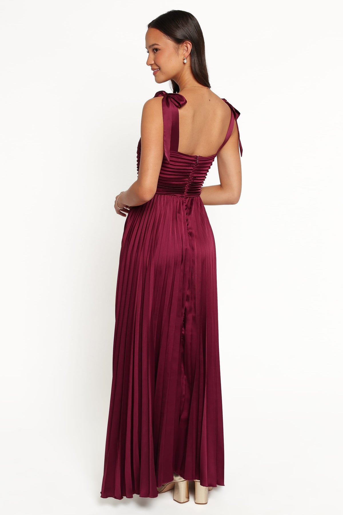 Beaumont Maxi Dress in Wine – view 5 of 7