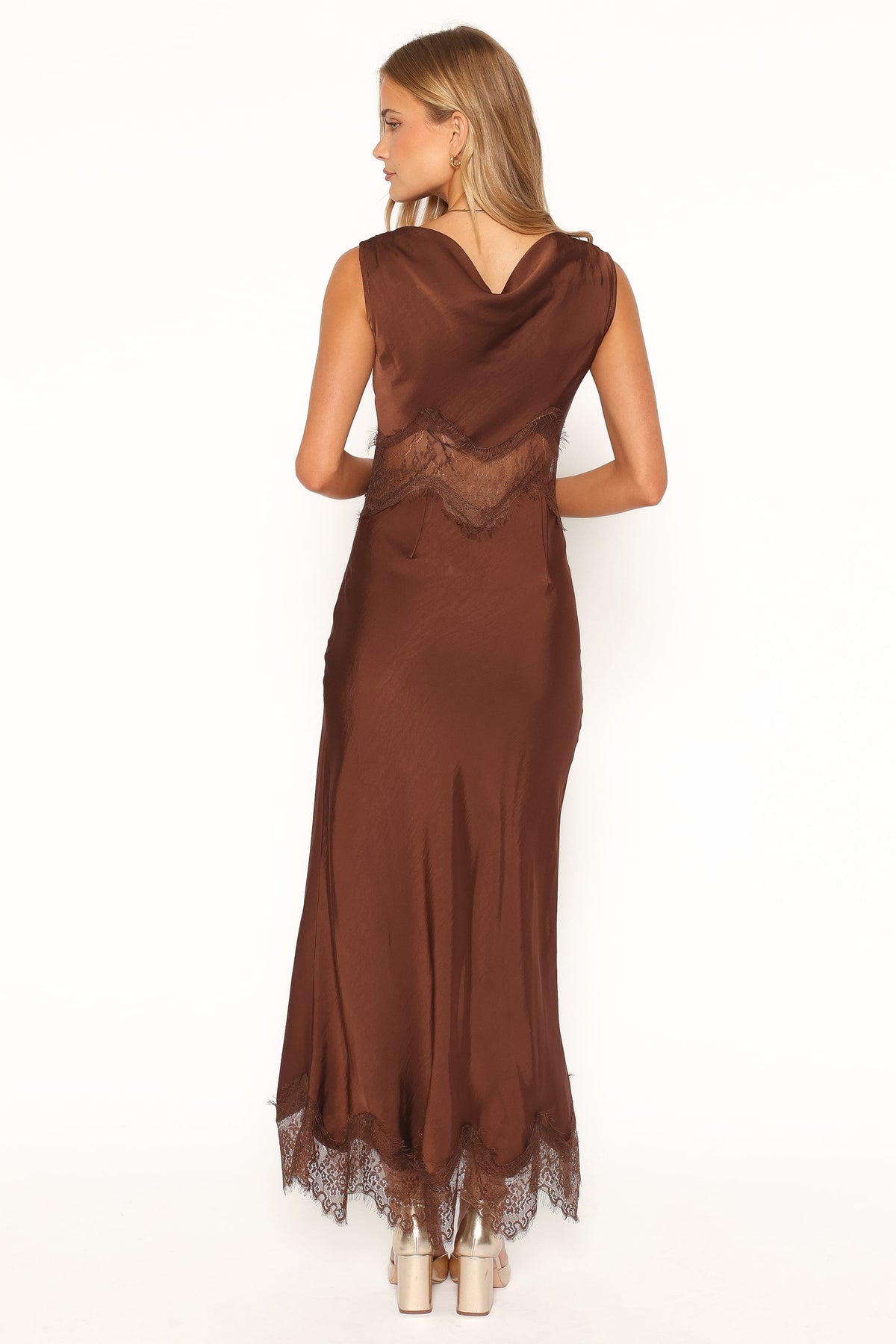 Belmont Midi Dress in Brown – view 4 of 6
