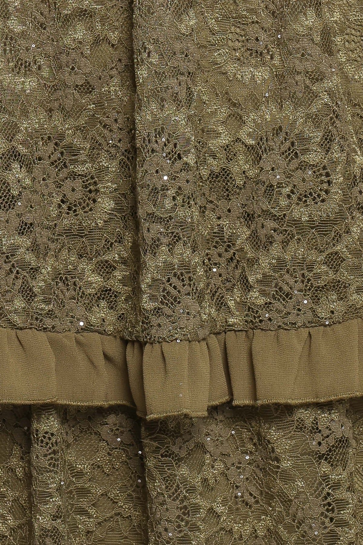 Cataleya Maxi Dress in Olive Lace – view 6 of 7