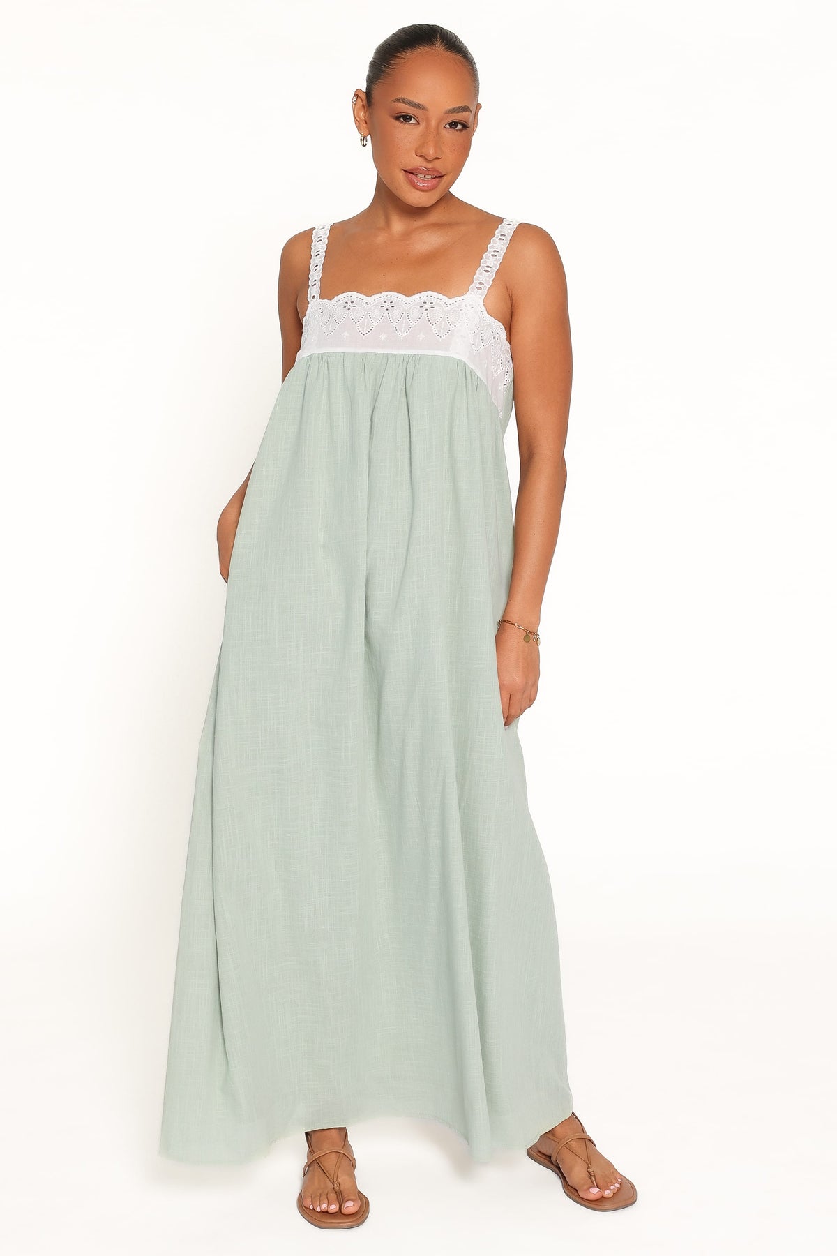 Darlington Maxi Dress in Green – view 6 of 7