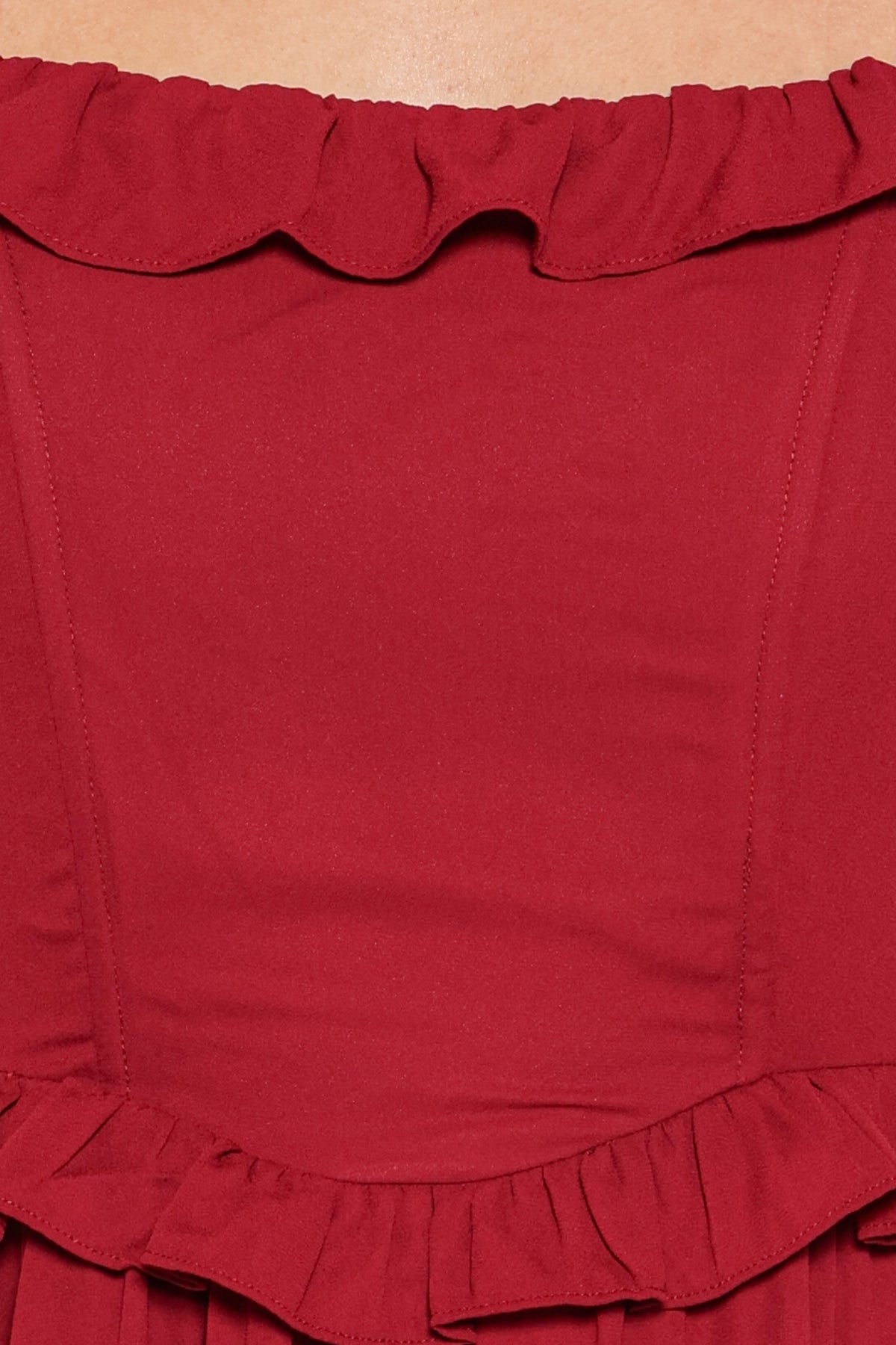 Delavine Maxi Dress in Burgundy – view 6 of 7