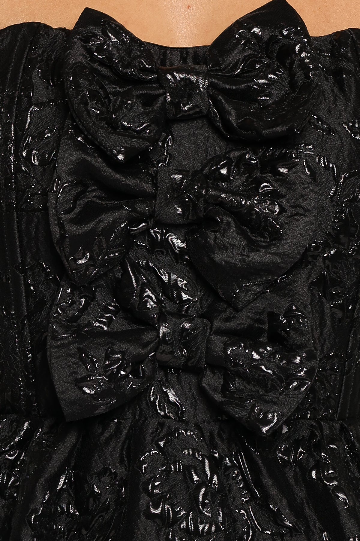 Delphira Maxi Dress in Black Brocade – view 6 of 6