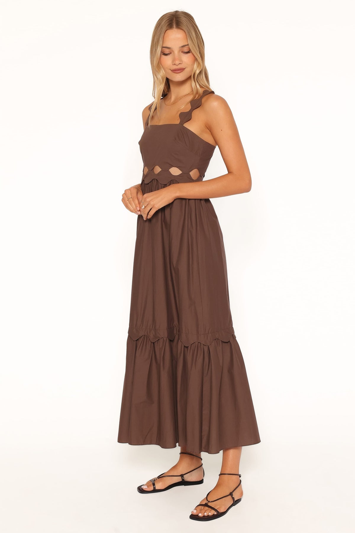 Dixie Maxi Dress in Brown – view 3 of 6